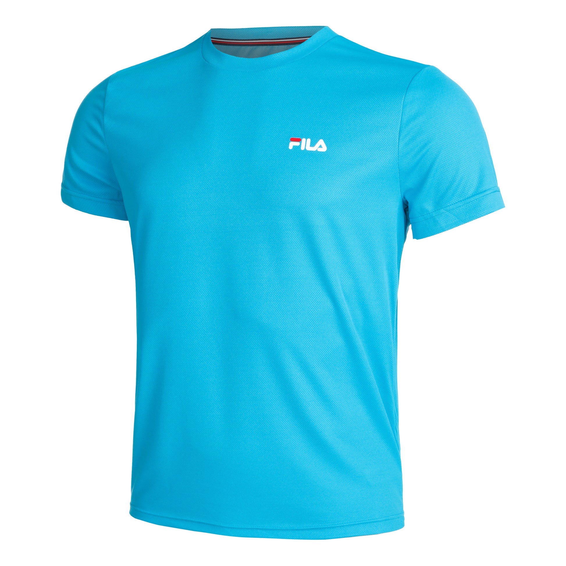 Fila Logo small T-Shirt Herren - hellblau, weiß