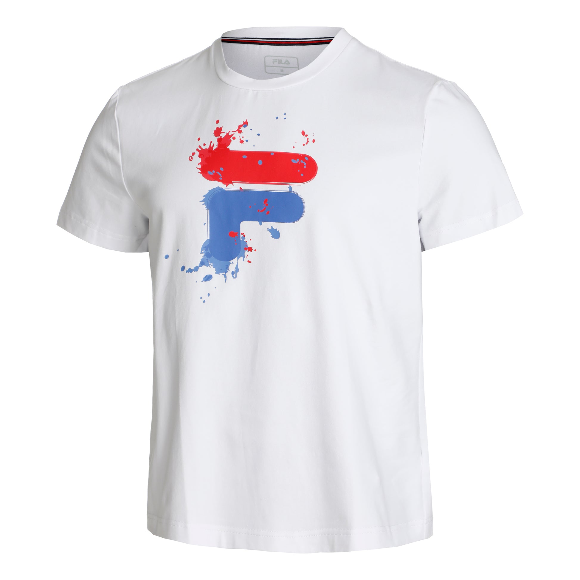 Fila Nevio T-Shirt Herren - weiß, mehrfarbig