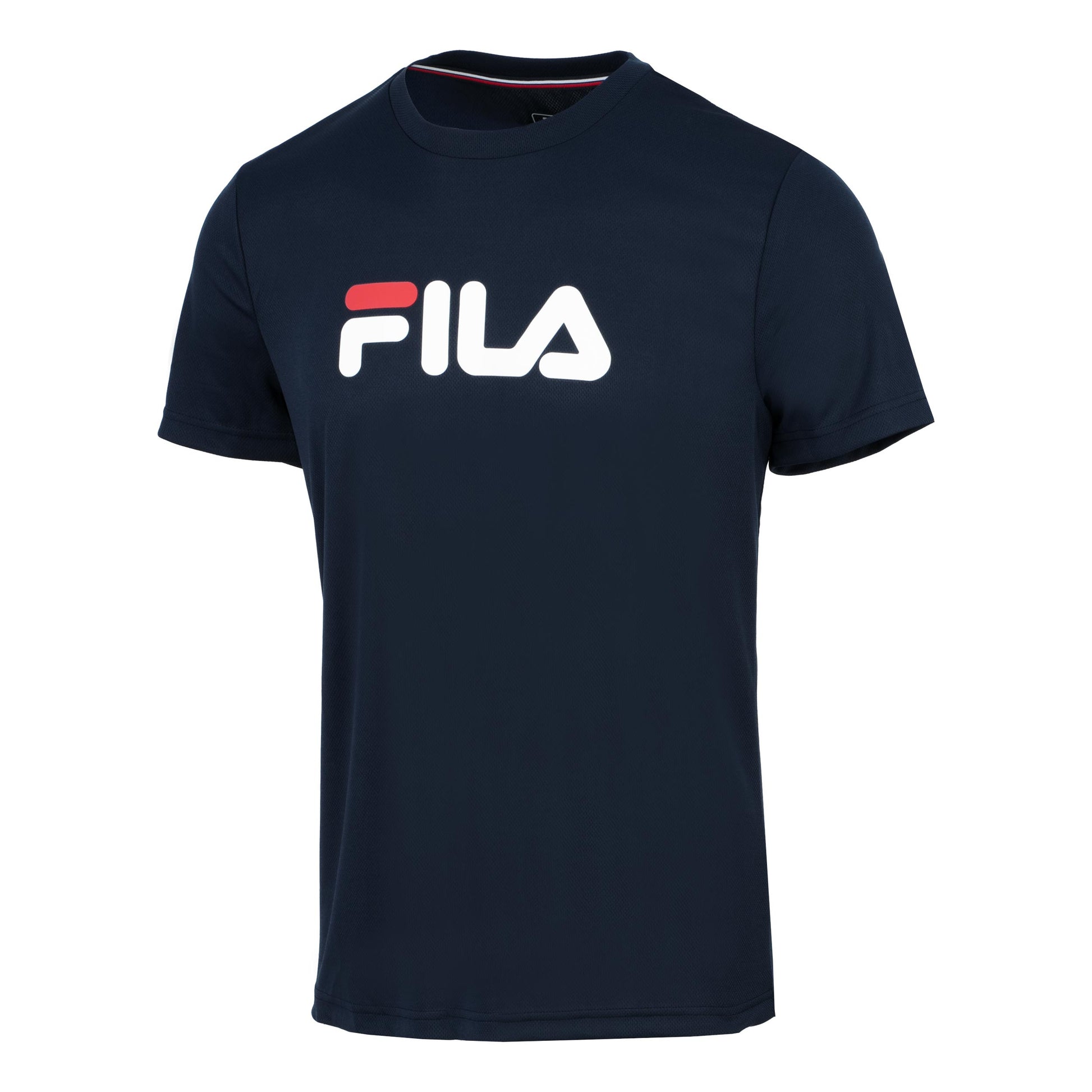Fila Logo T-Shirt Men-Dark Blue,White