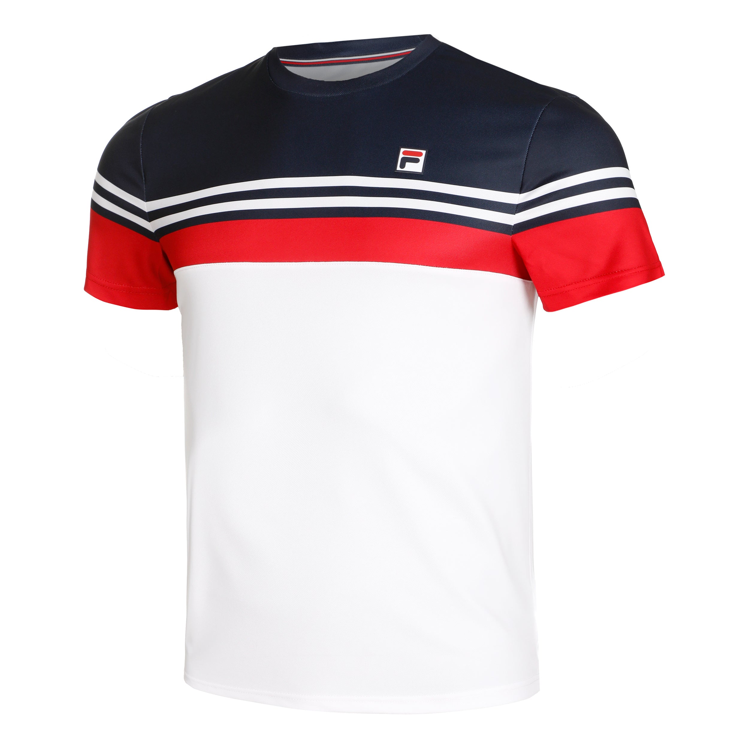 Fila Malte T-Shirt Herren-Weiß,Rot