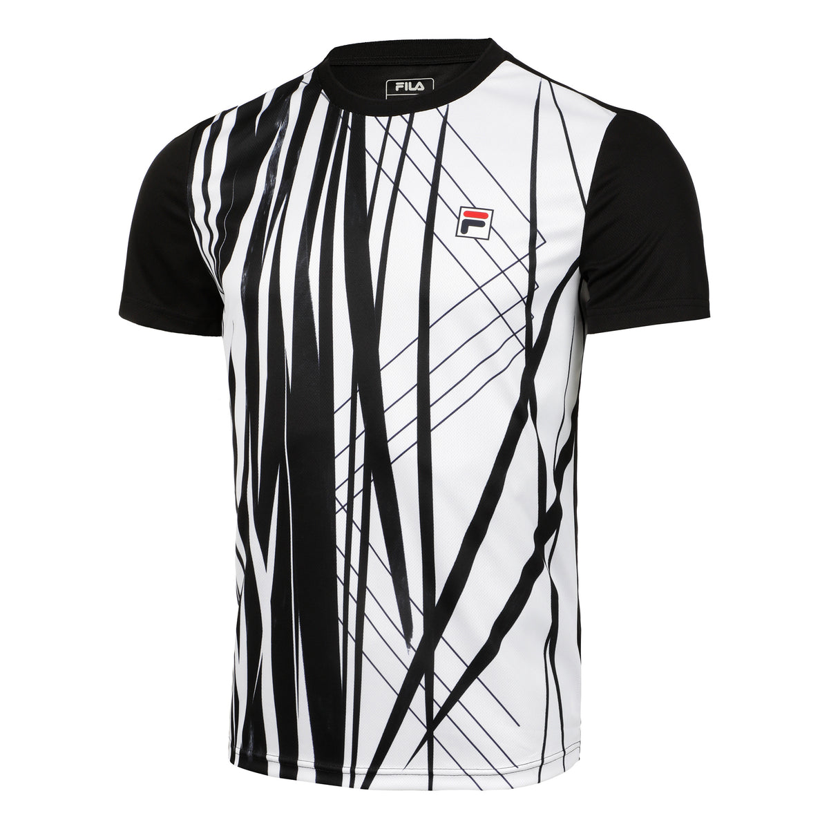 Fila Theo T-Shirt Herren - schwarz, weiß