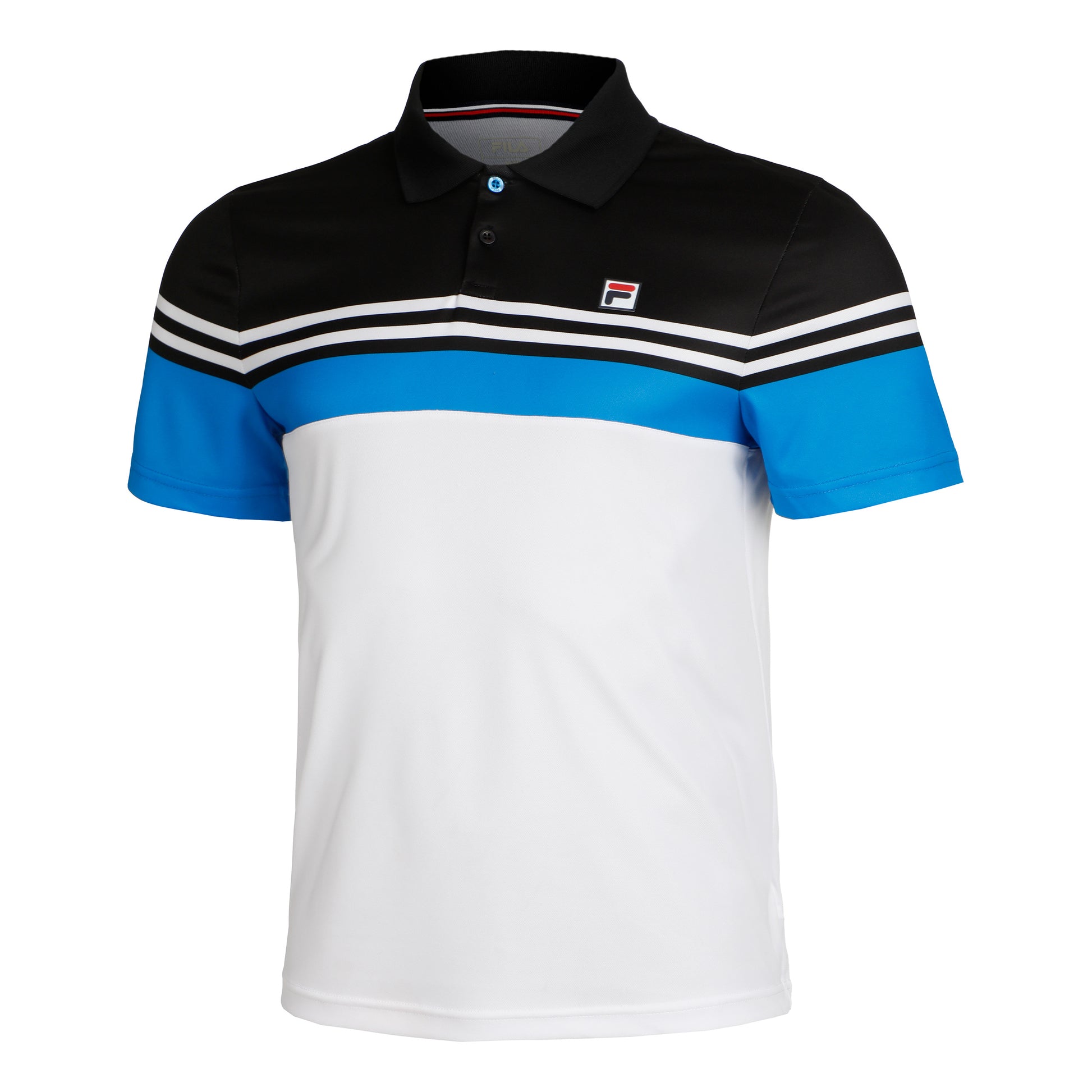 Fila Paul Polo Herren-Weiß,Mehrfarbig