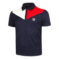 Nilo Polo Men - dark blue, multicoloured