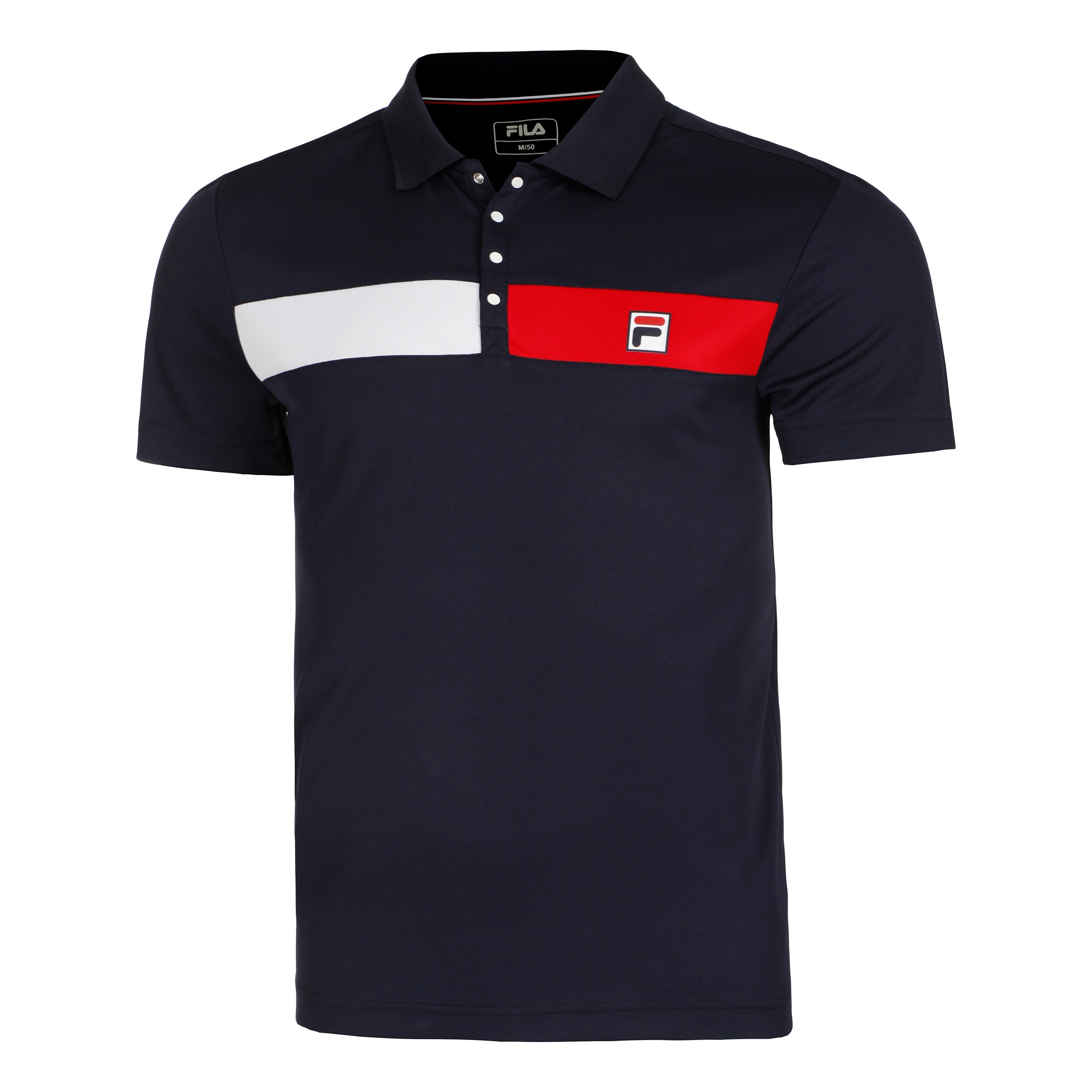 Fila Jayden Polo Men-Dark Blue,Red