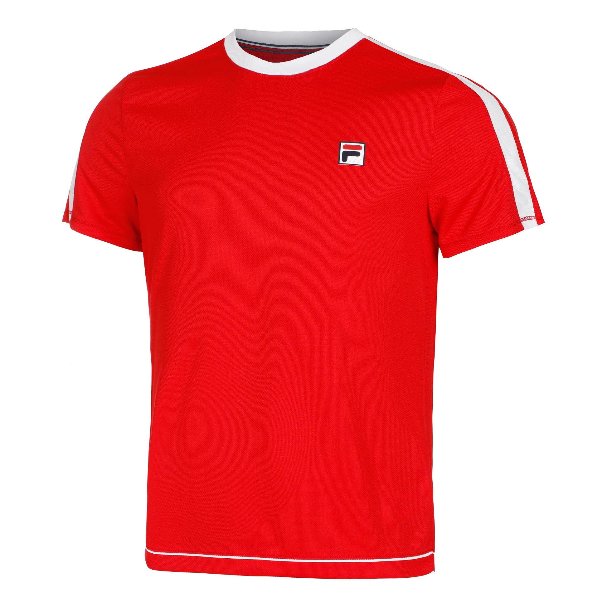 Fila Elias T-Shirt Herren-Rot,Weiß