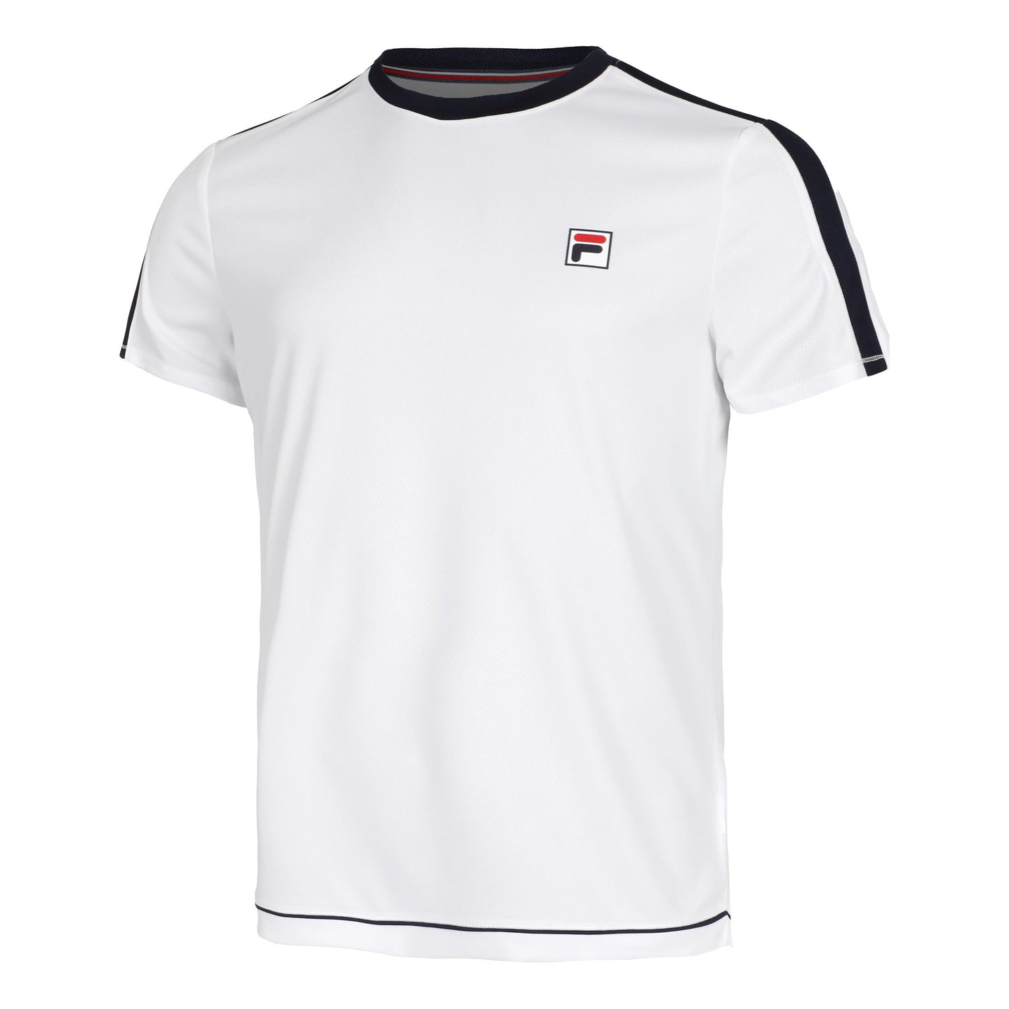 Fila Elias T-Shirt Men-White,Dark Blue
