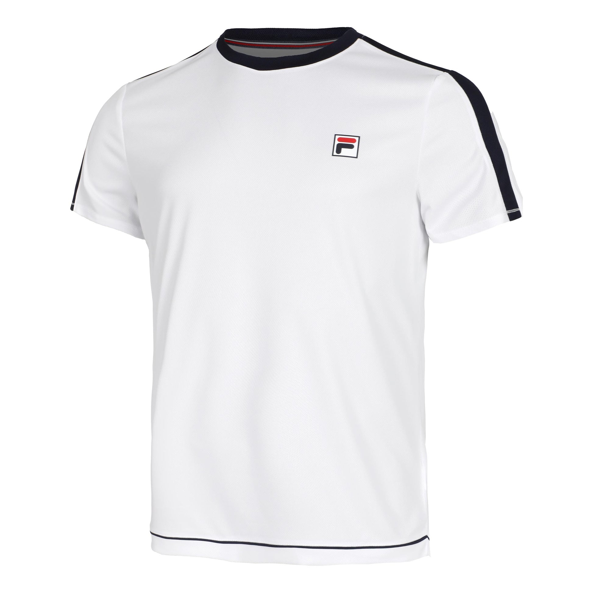 Fila Elias T-Shirt Men-White,Dark Blue