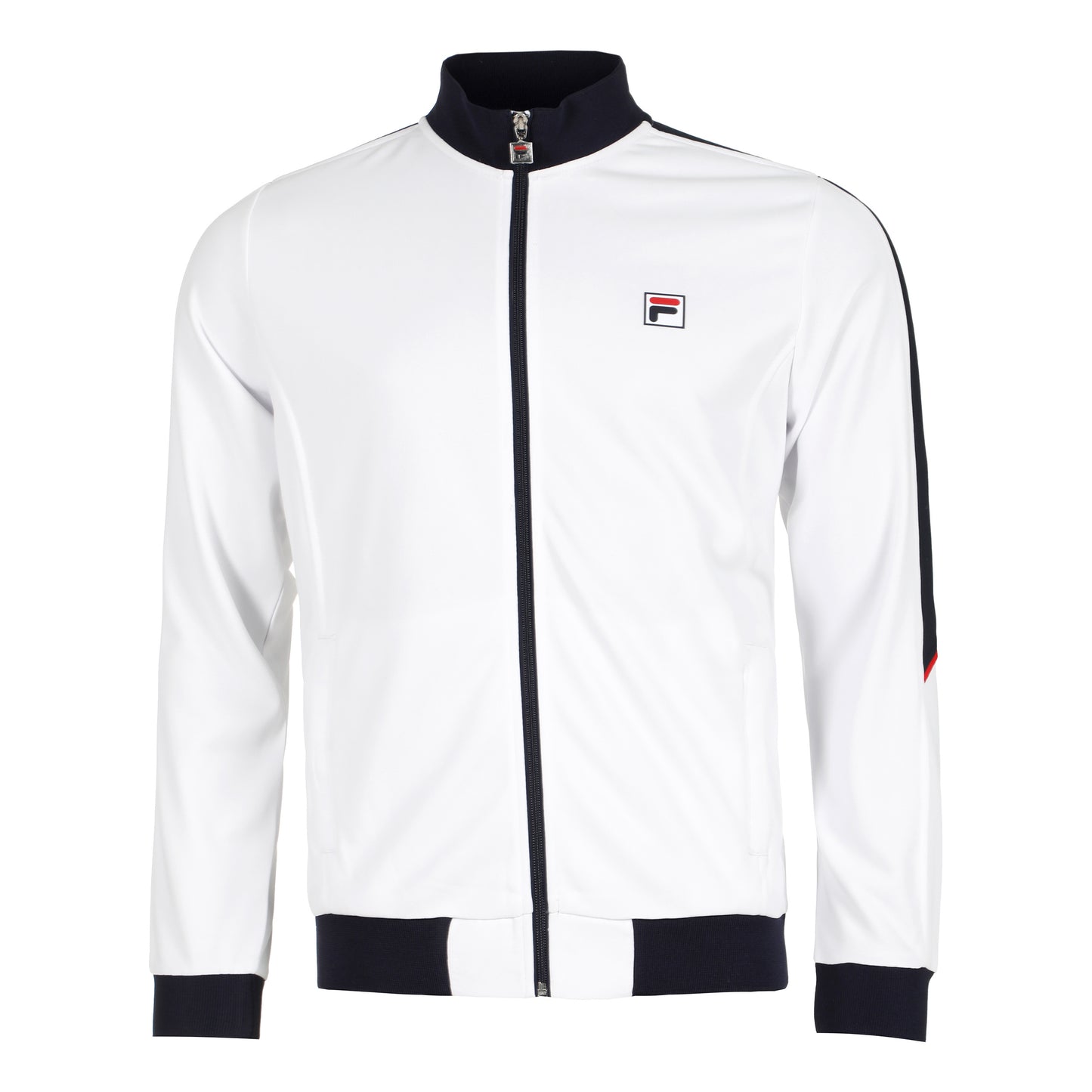 Fila Manuel Training Jacket Men-White,Dark Blue