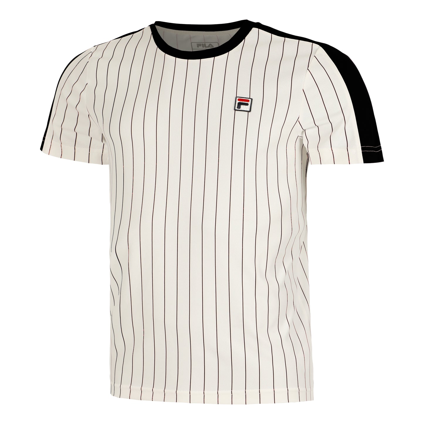 Fila Stripes Jascha 2 T-Shirt Herren-Weiß,Dunkelblau