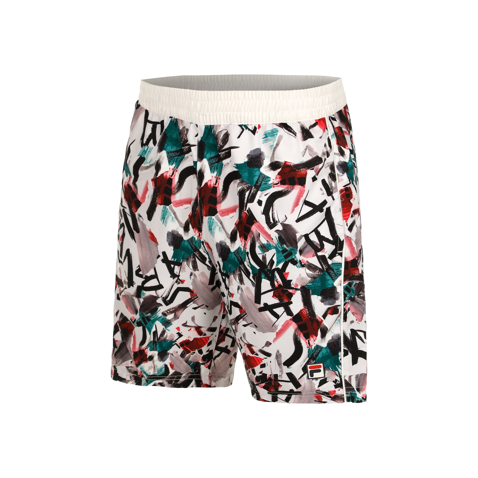 Fila Leo Shorts Men-White,Multicoloured