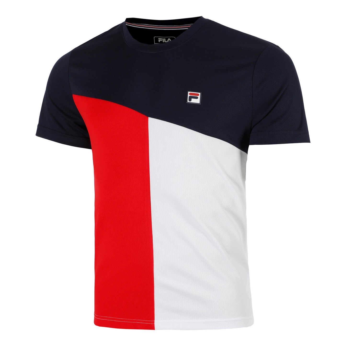 Fila Christian T-Shirt Men-Dark Blue,Red