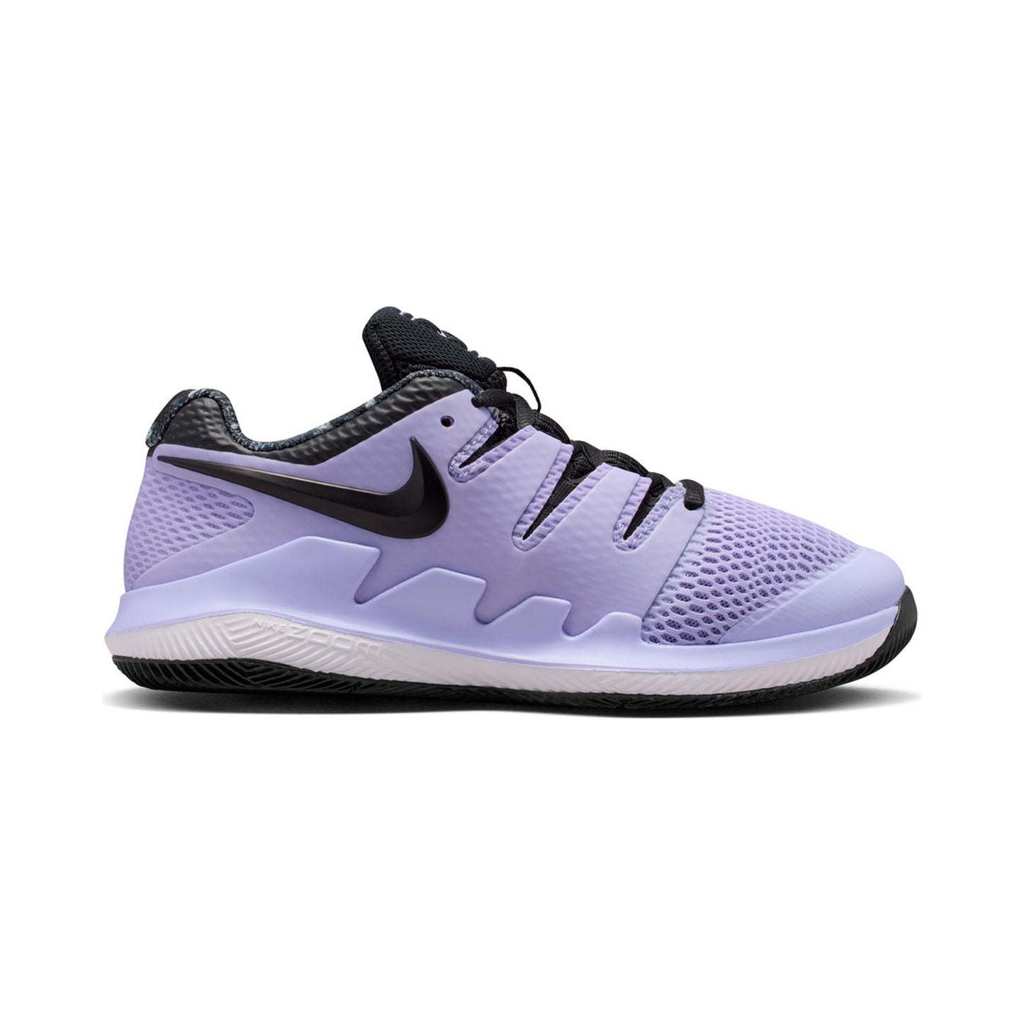 Nike Court Junior X Allcourtschuh Kinder - lila, schwarz