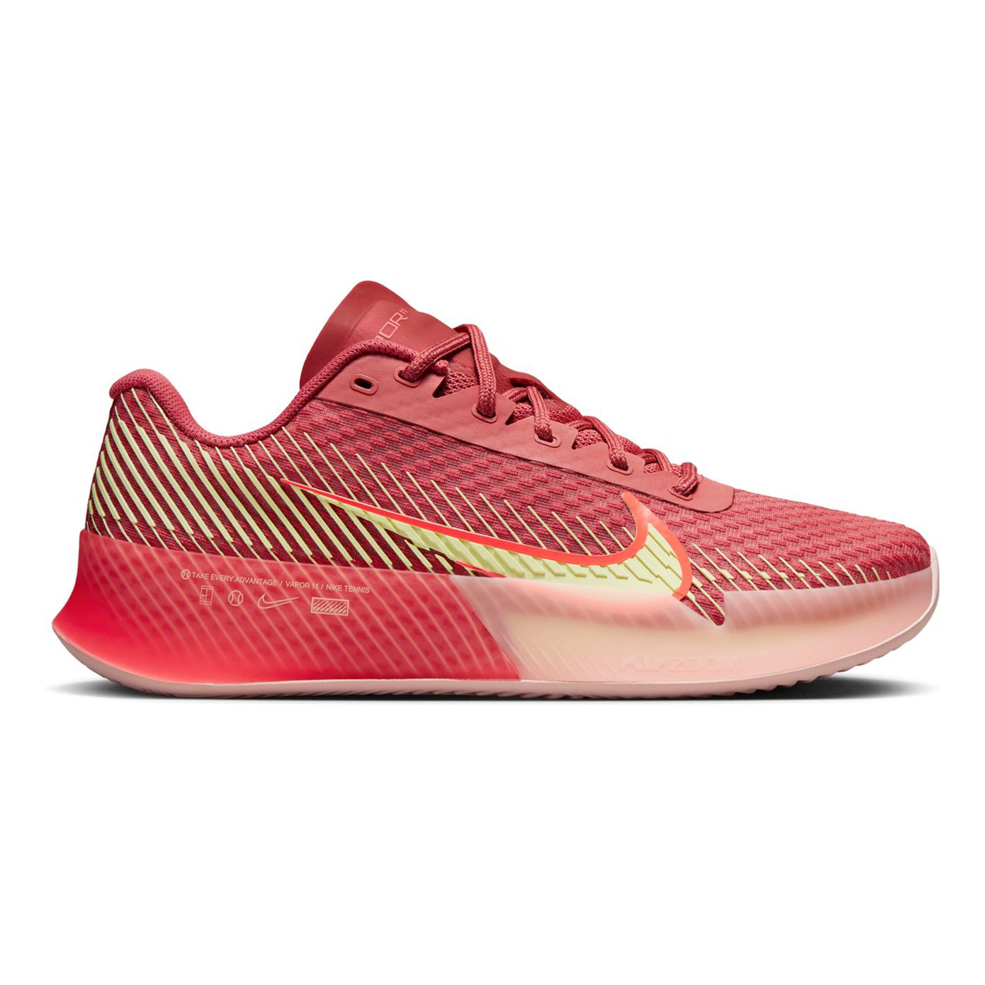Nike Zoom Vapor 11 Clay court shoe Women - coral,