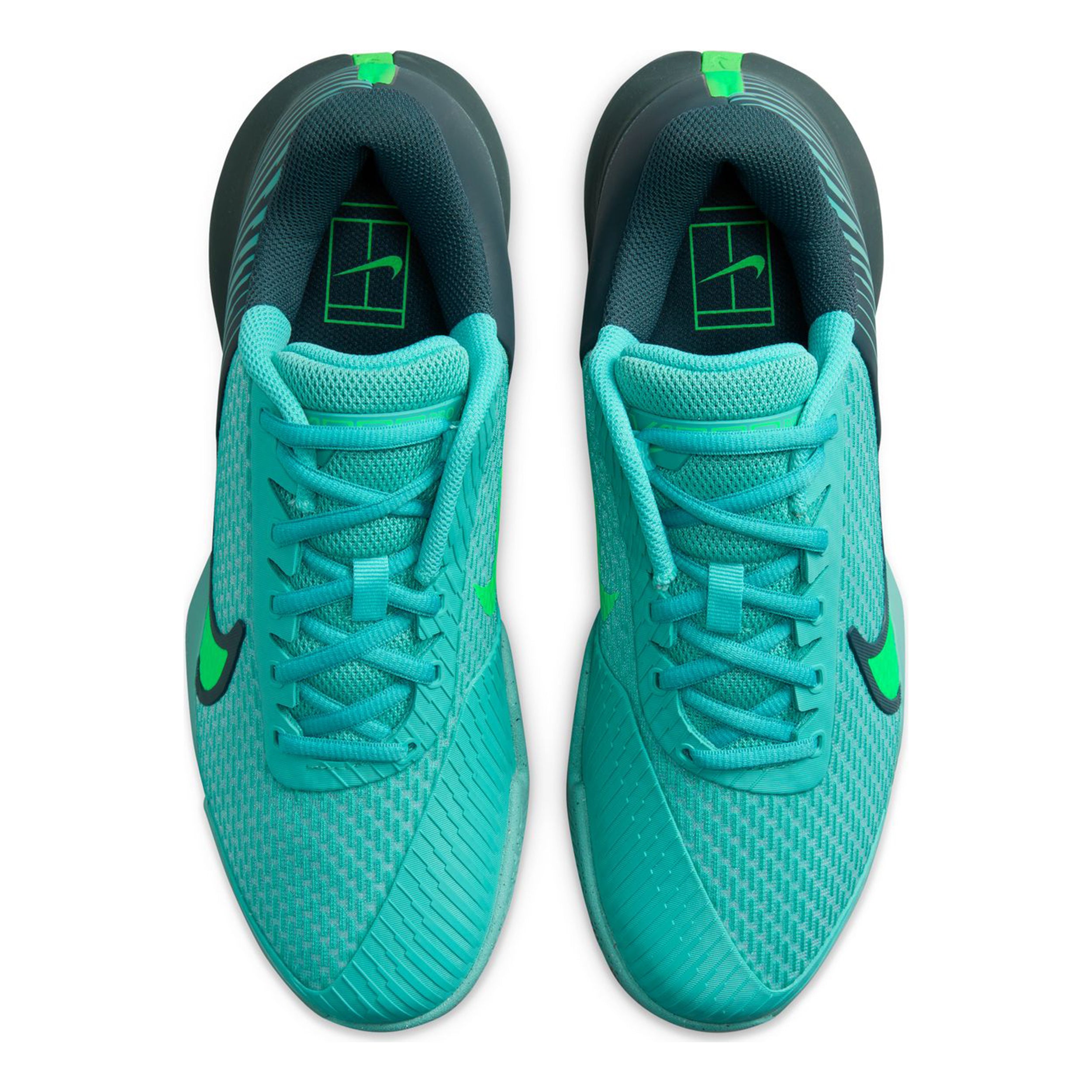 Air Zoom Vapor Pro 2 Clay court shoe Men - mint, dark green