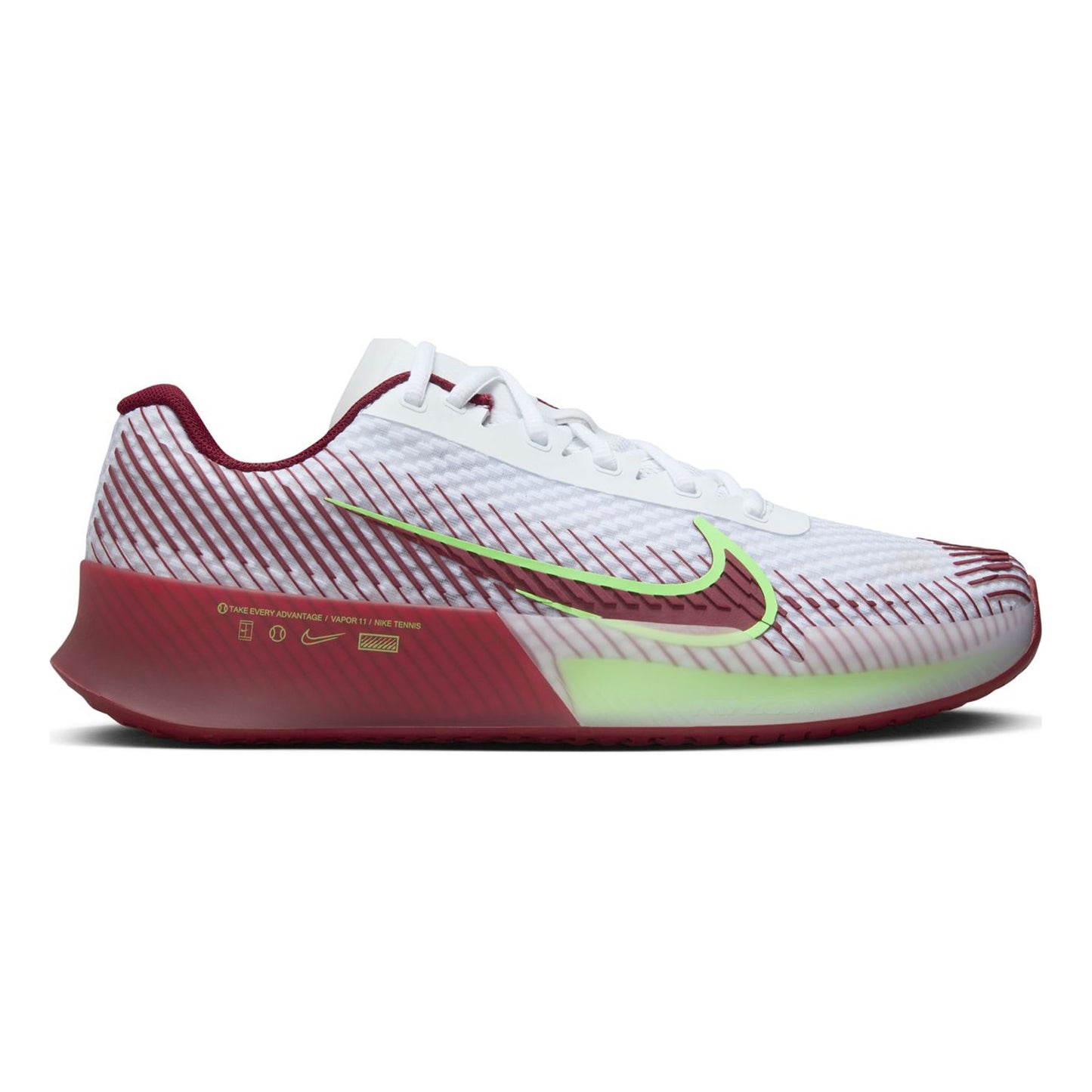 Nike Air Zoom Vapor 11 All court shoe Men - white, dark red
