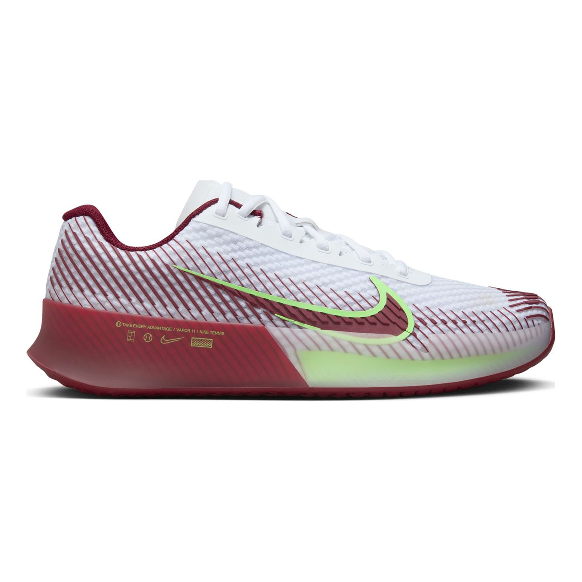 Nike Air Zoom Vapor 11 All court shoe Men - white, dark red