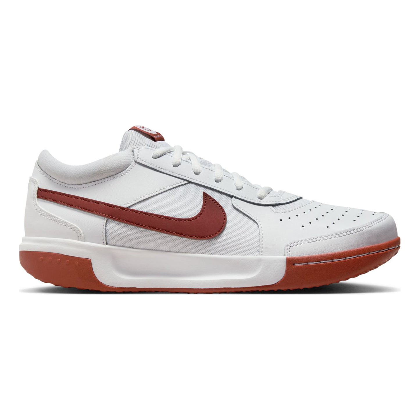 Nike Zoom Court Lite 3 Allcourtschuh Kinder - weiß, dunkelrot