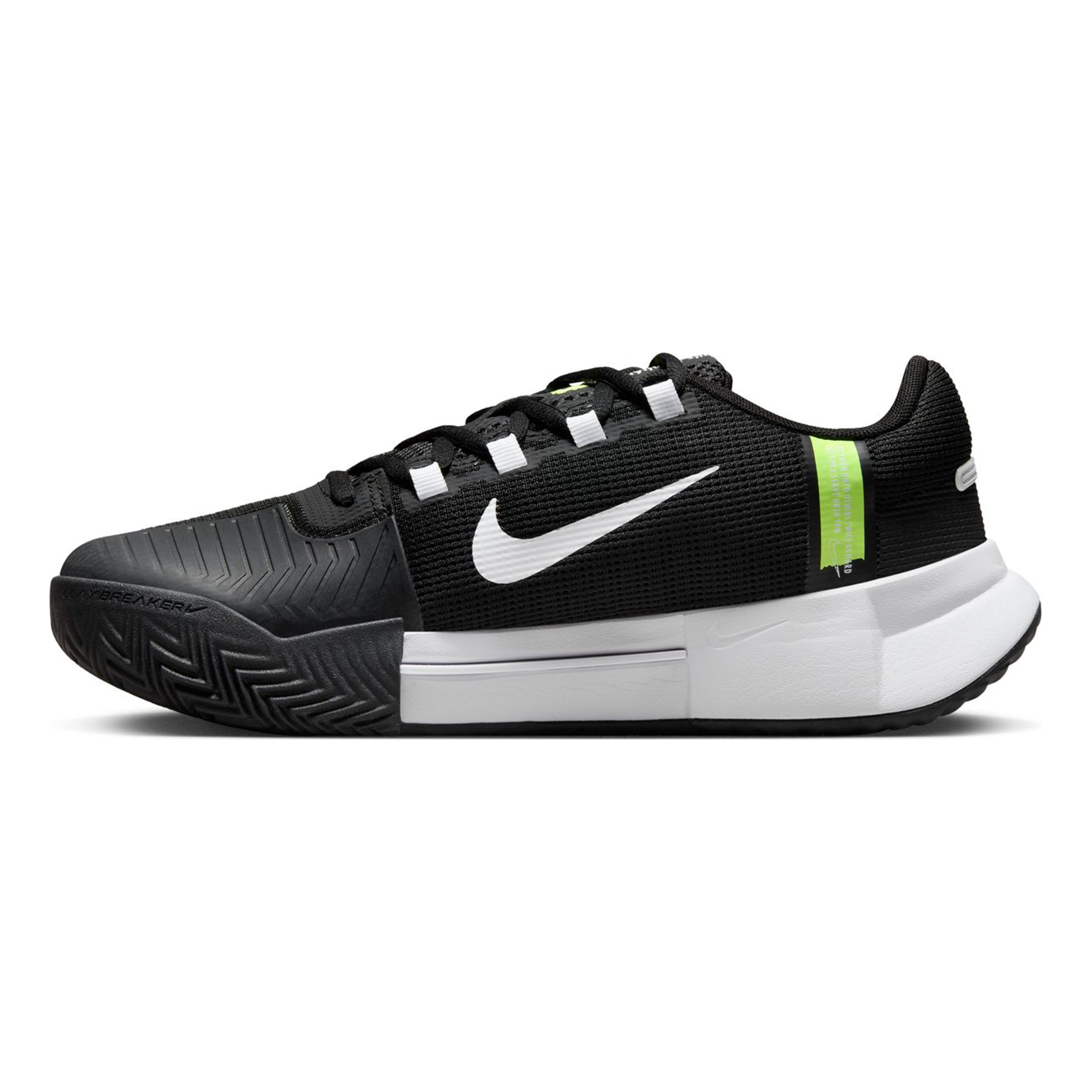 Zoom GP Challenge 1 Clay Court Shoe Women-Black,White | Tennis-Point