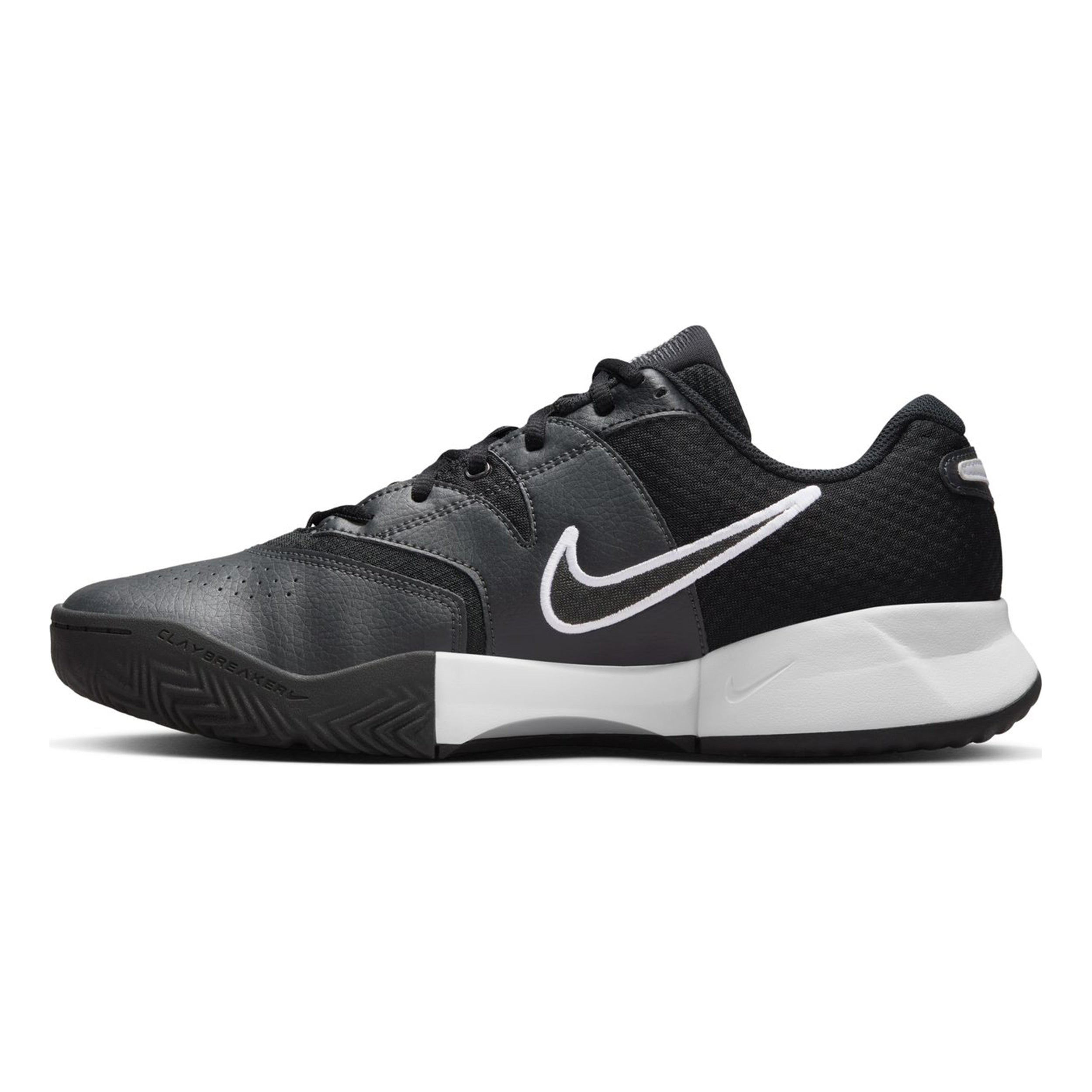 Court Lite 4 Clay Court Shoe Men-Black,White | Tennis-Point