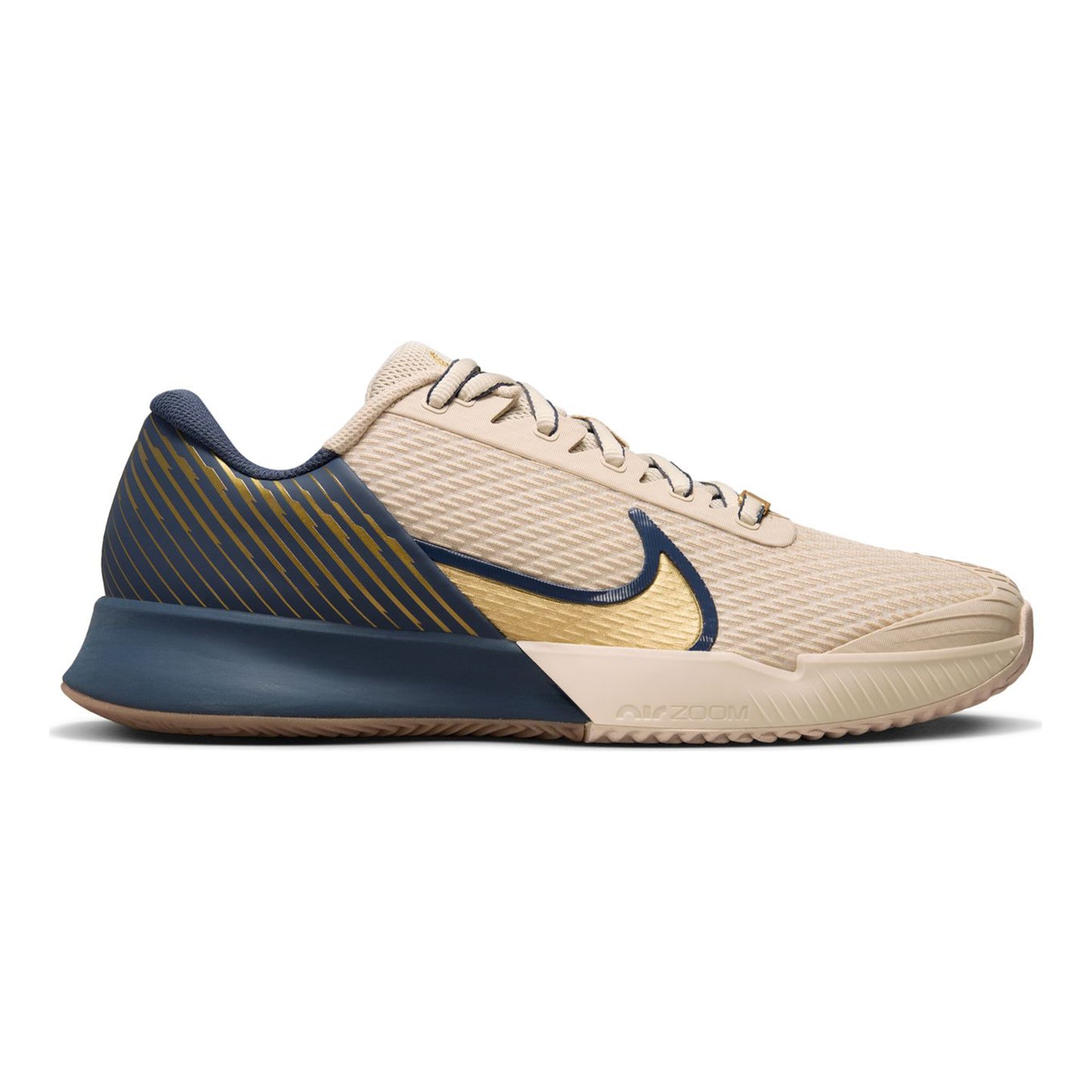 Nike Air Zoom Vapor Pro 2 PRM Clay Court Shoe Men-Beige,Dark Blue