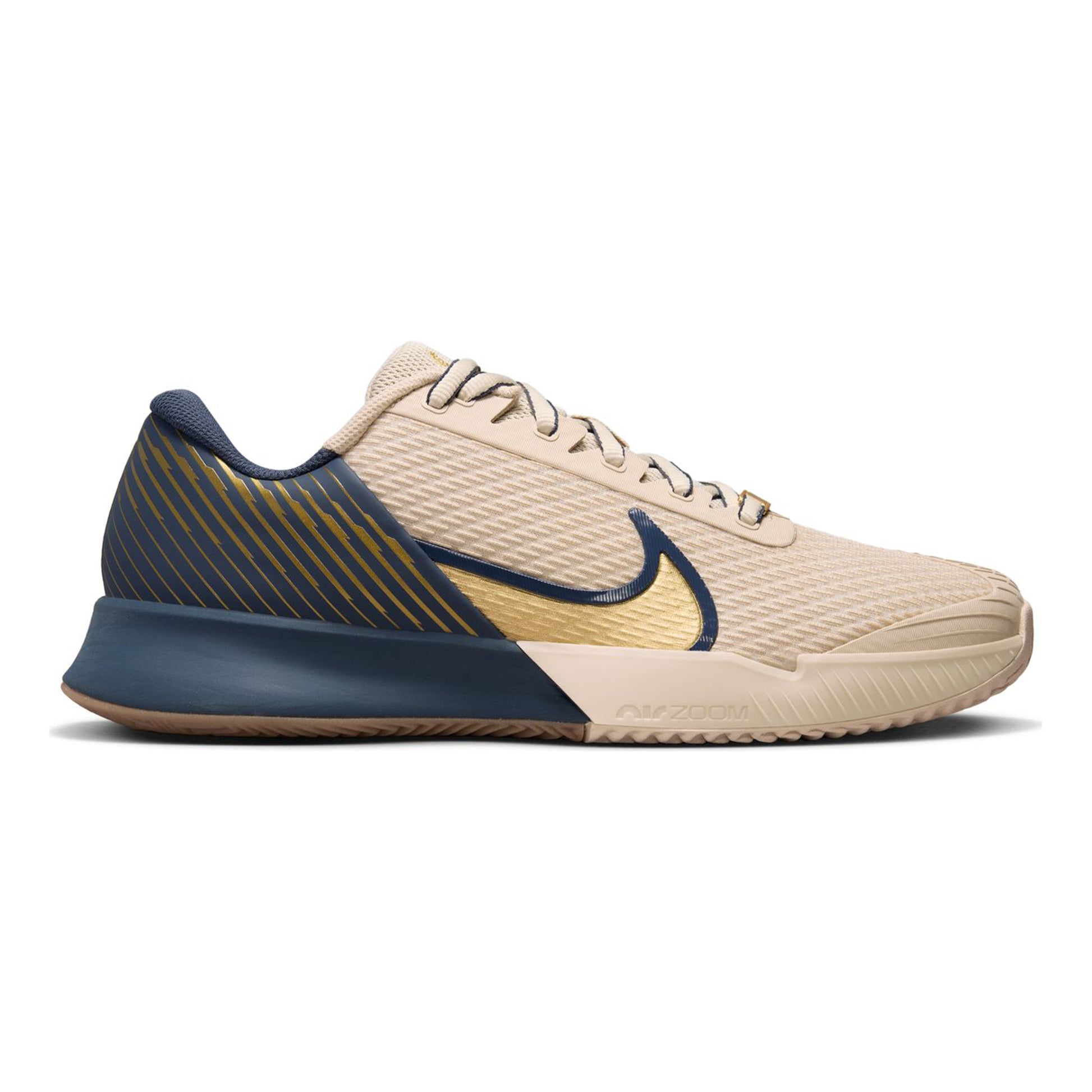 Nike Air Zoom Vapor Pro 2 PRM Clay Court Shoe Men-Beige,Dark Blue