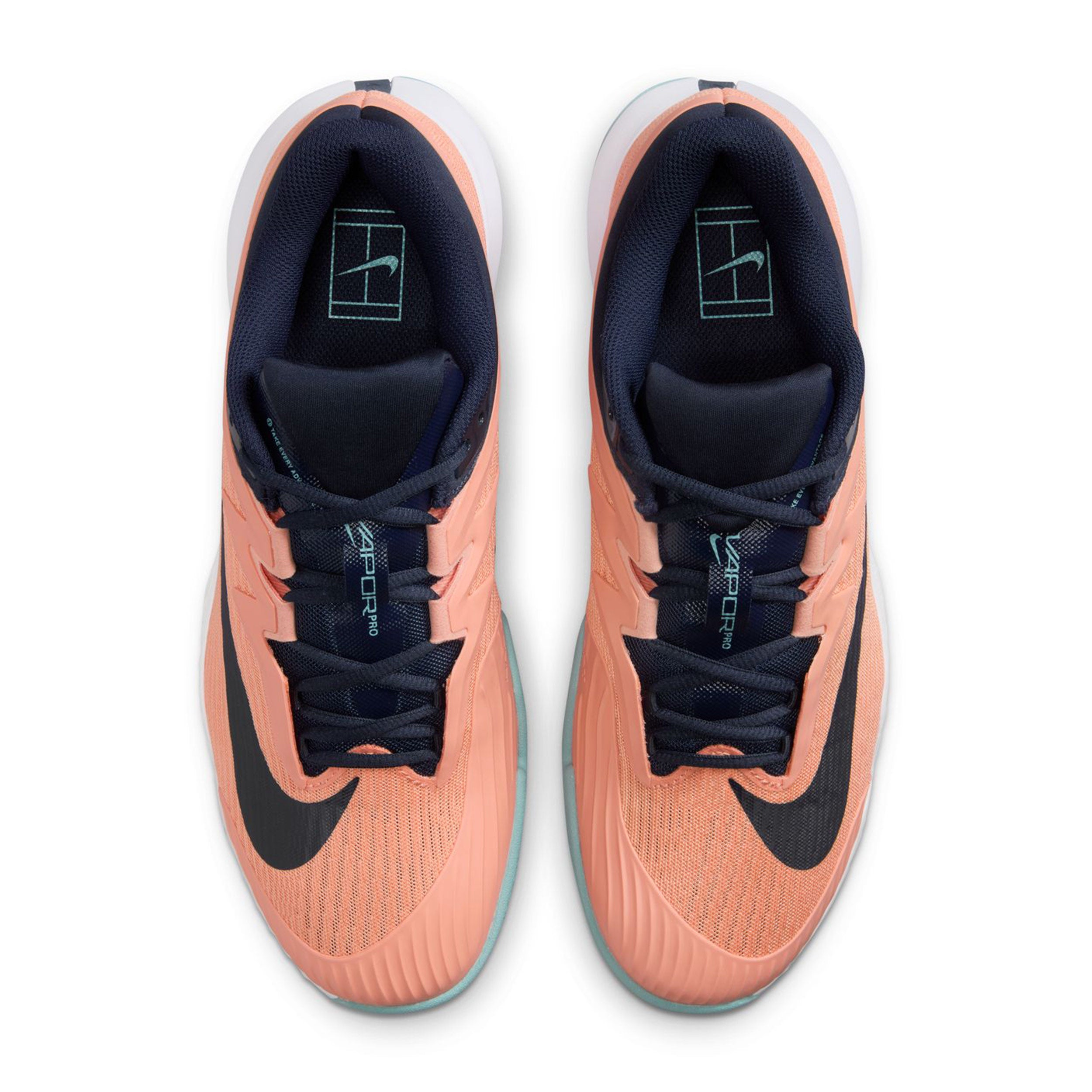 Zoom Vapor Pro 3 Clay court shoe Men-apricot, white | Tennis-Point