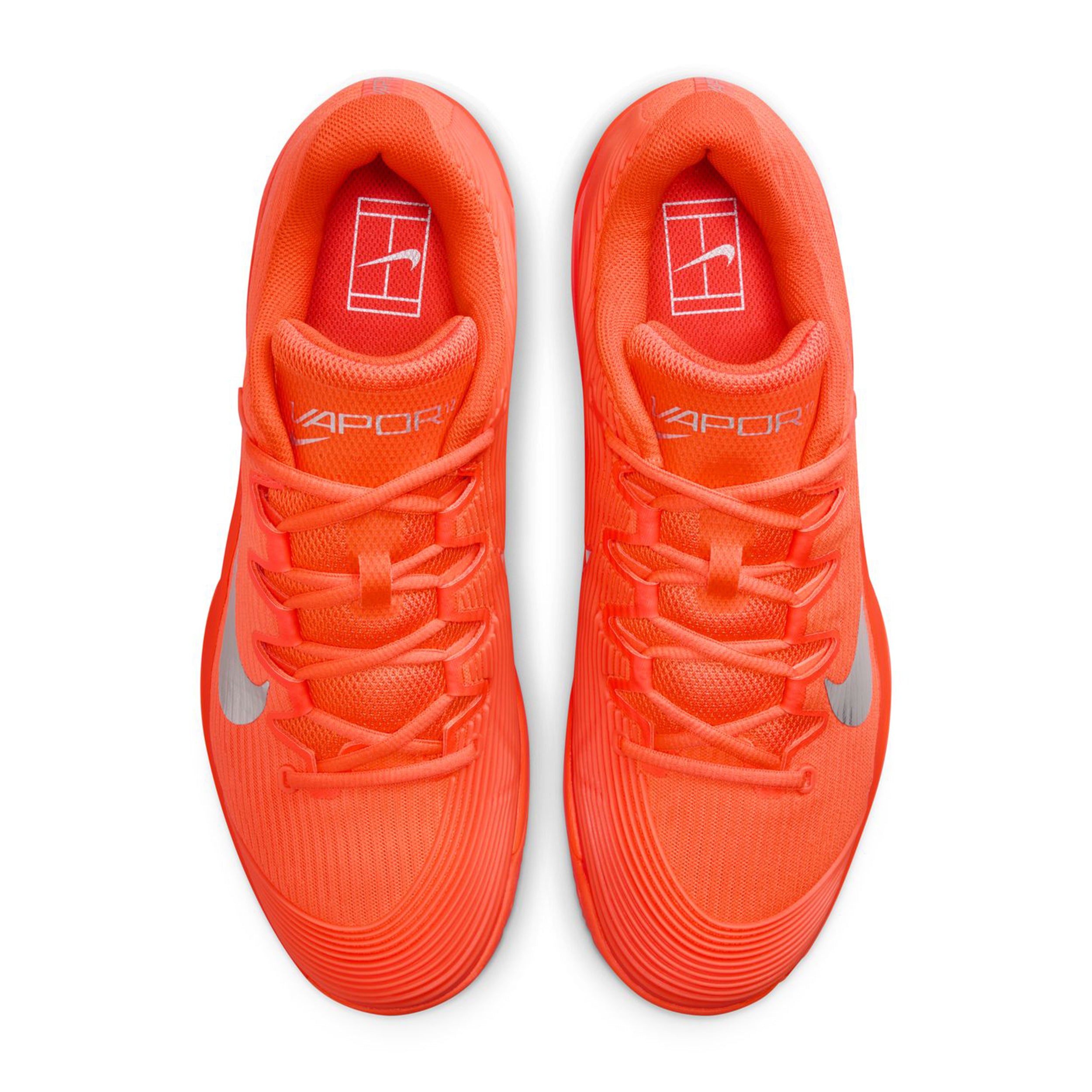 Zoom Vapor 12 Clay Court Shoe Men-Orange,Silver | Tennis-Point