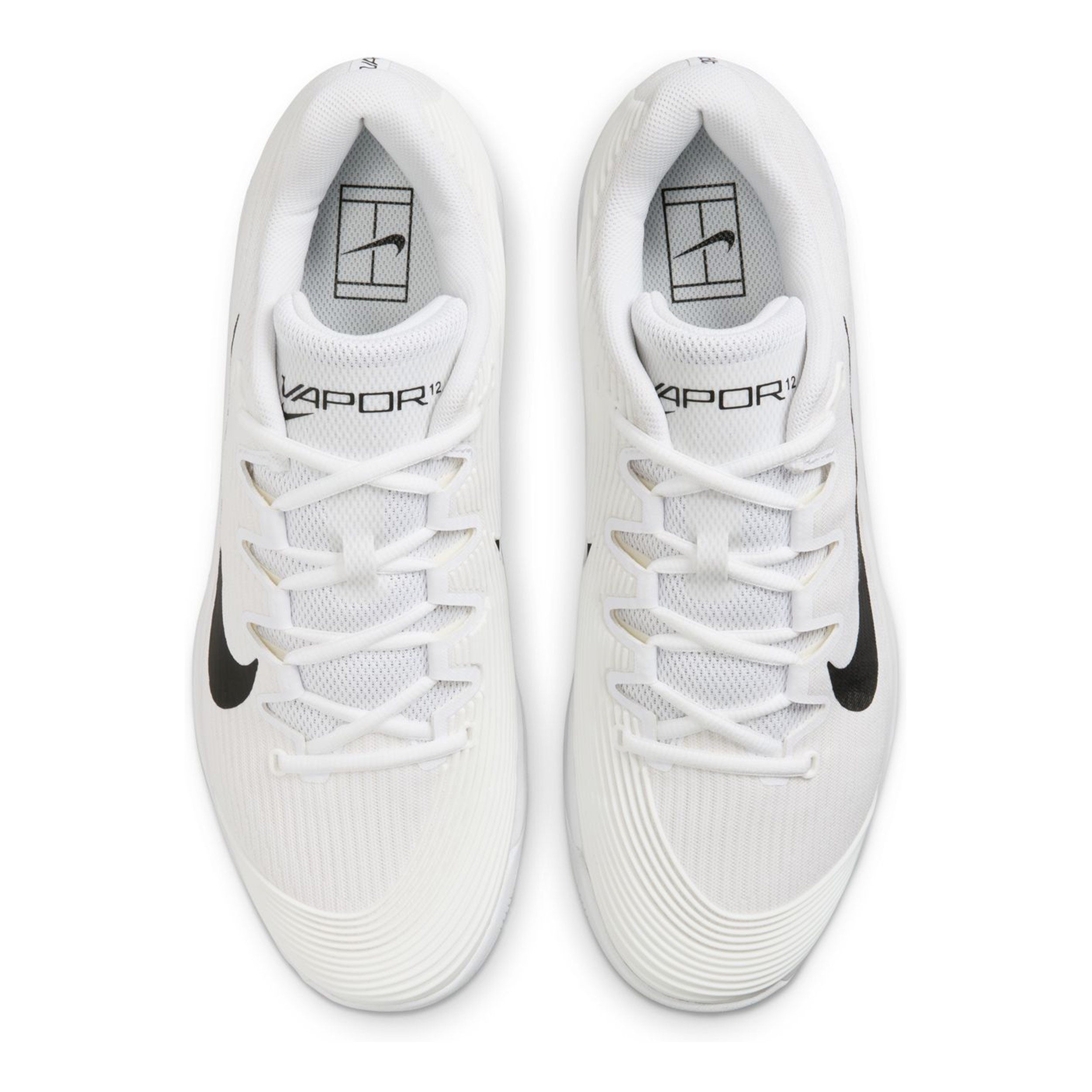 Zoom Vapor 12 All court shoe Men-white, black | Tennis-Point