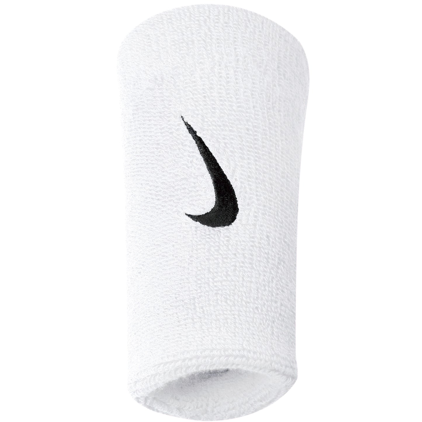 Nike Swoosh Doublewide Wristband 2 Pack-White,Black