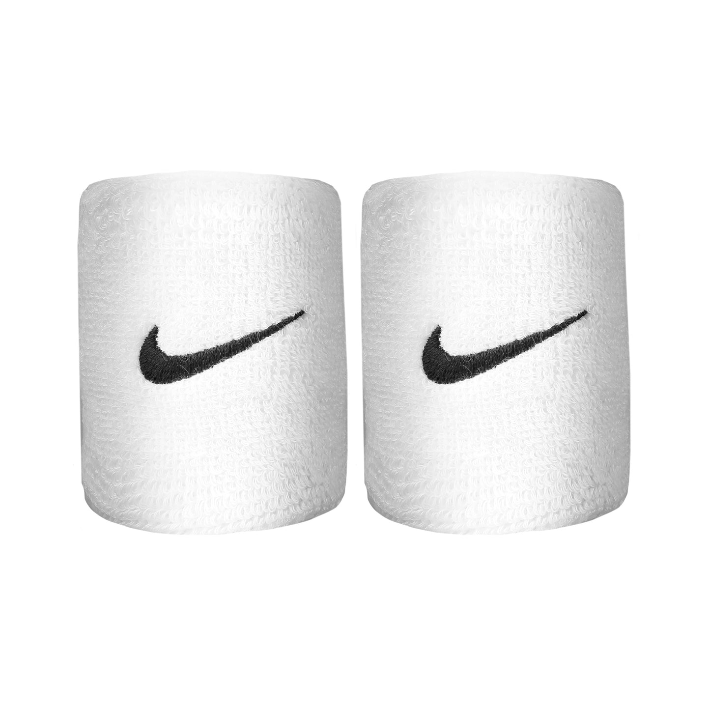Nike Swoosh Wristband 2 Pack short - white, black