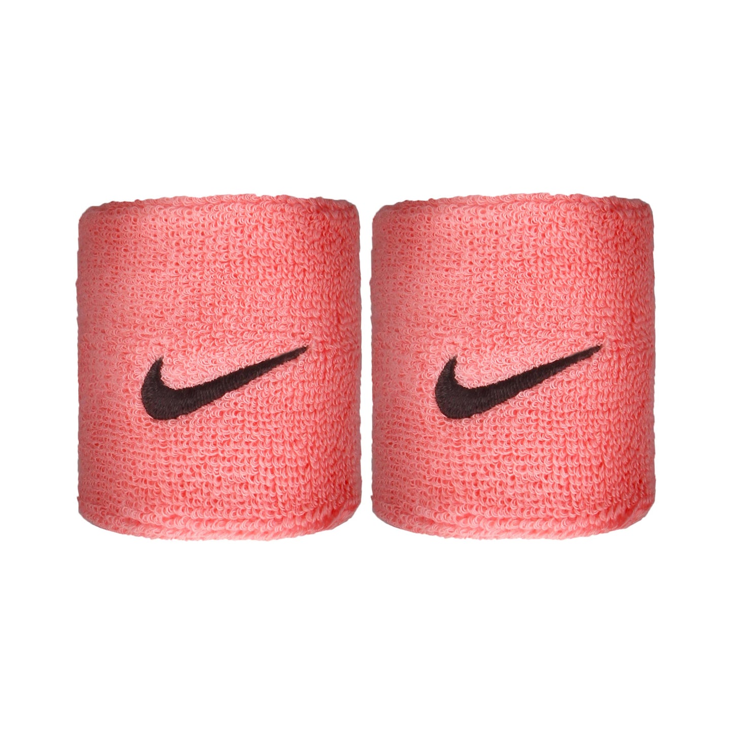 Nike Swoosh Schweißband 2er Pack kurz - rosa, schwarz