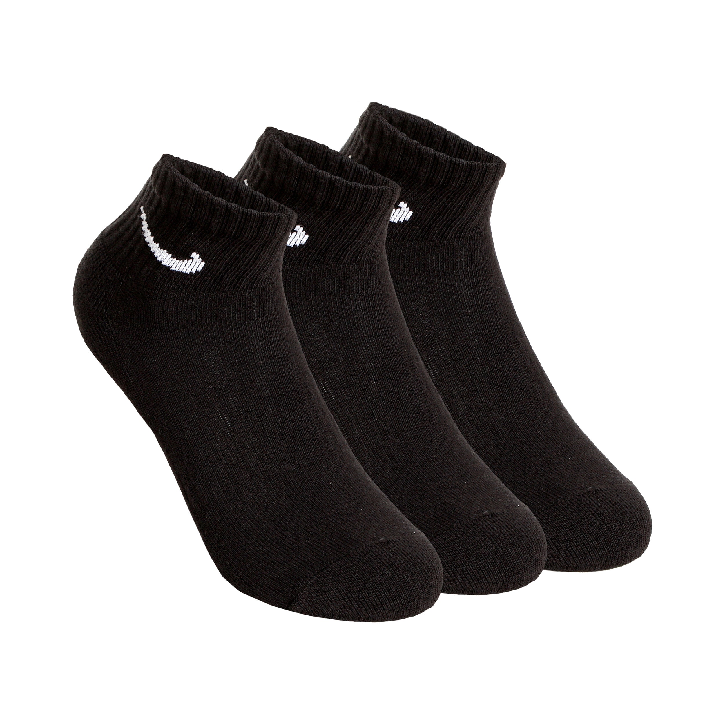 Nike Everyday Cushioned Ankle Tennis Socks 3 Pack Unisex - black, white