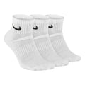 Everyday Cushioned Ankle Tennissocken 3er Pack Unisex - weiß, schwarz