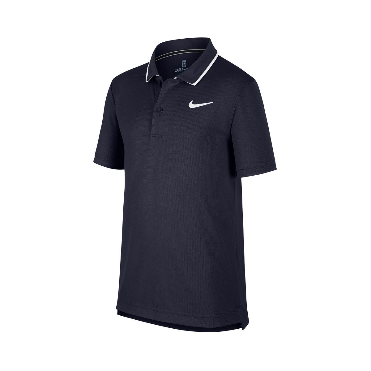 Nike Court Dry Team Polo Jungen - dunkelblau, weiß