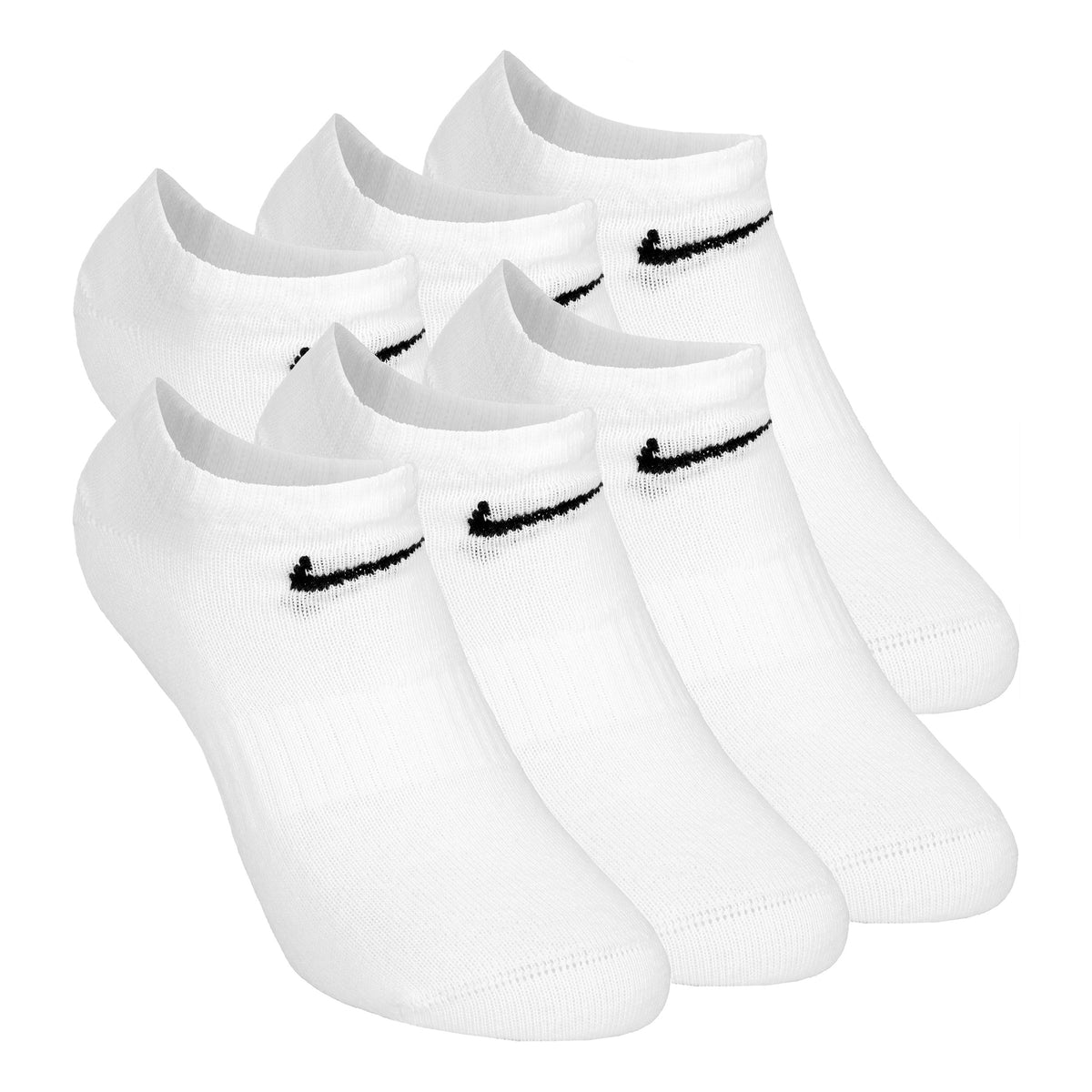 Nike Everyday Lightweight Tennissocken 6er Pack Unisex - weiß, schwarz