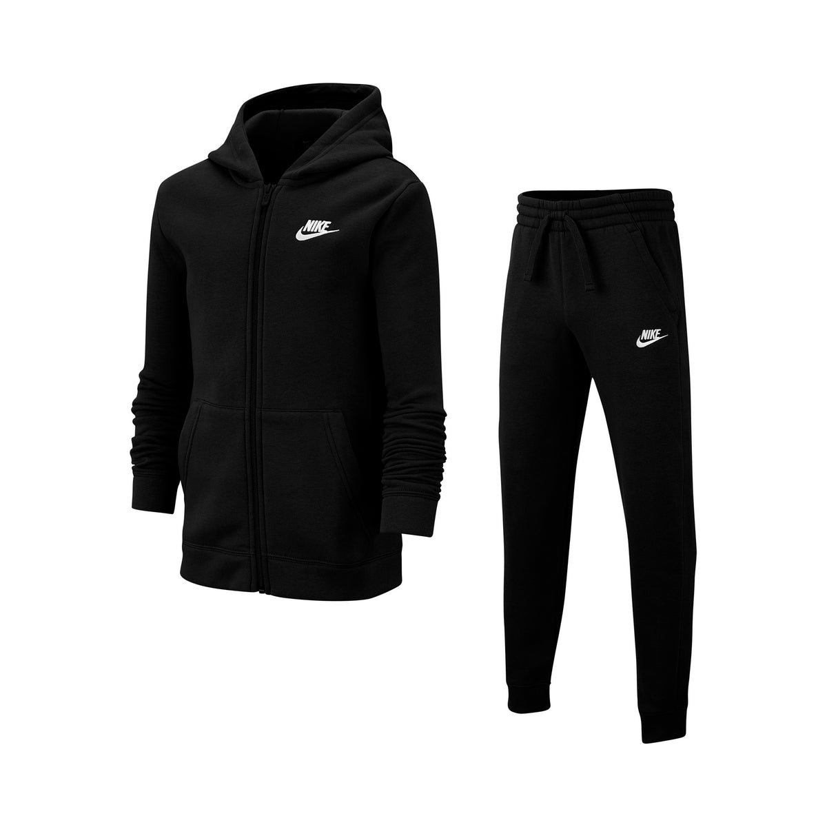 Nike Sportswear Tracksuit Boys - black, white
