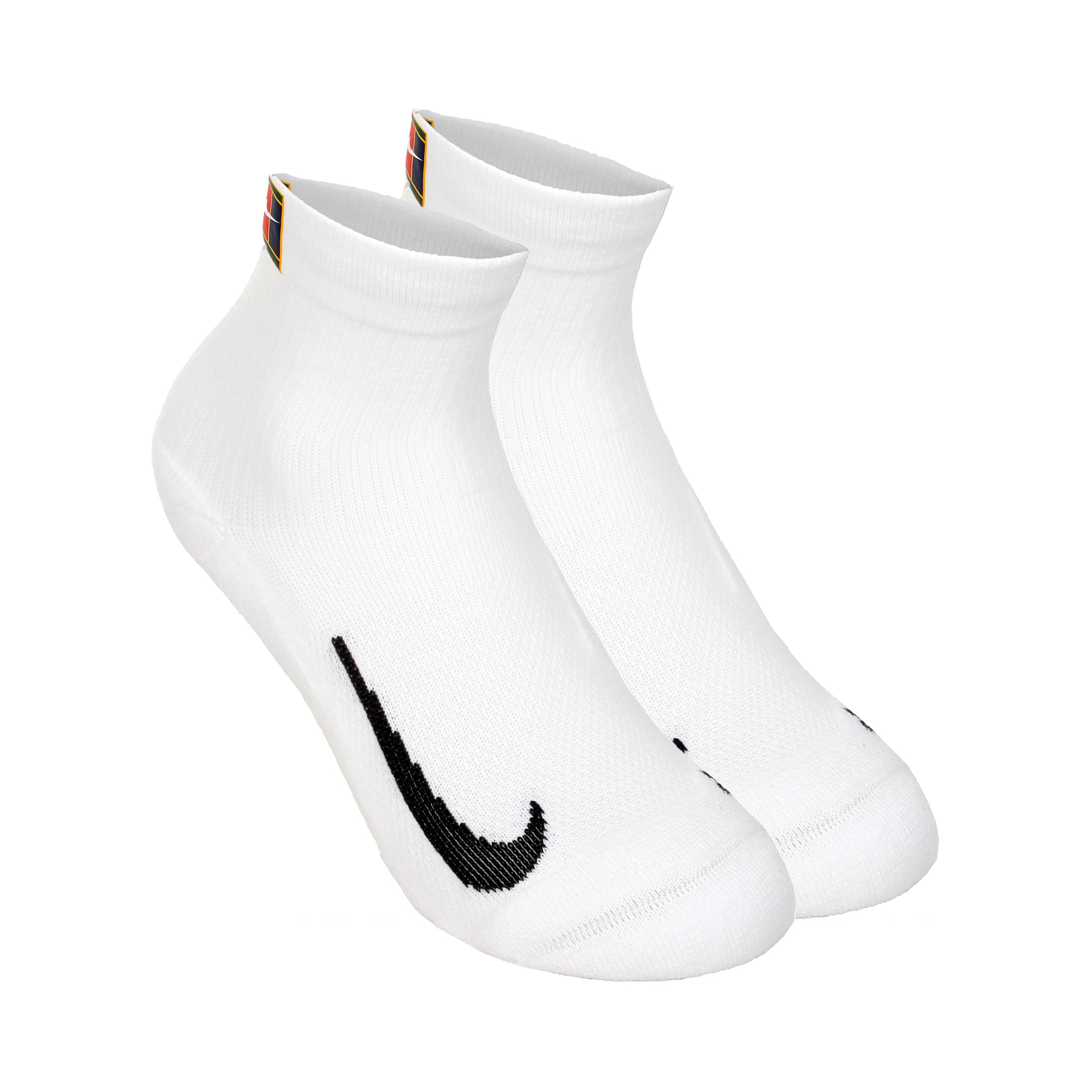 Nike Court Multiplier Max Tennis Socks 2 Pack Unisex - white, black