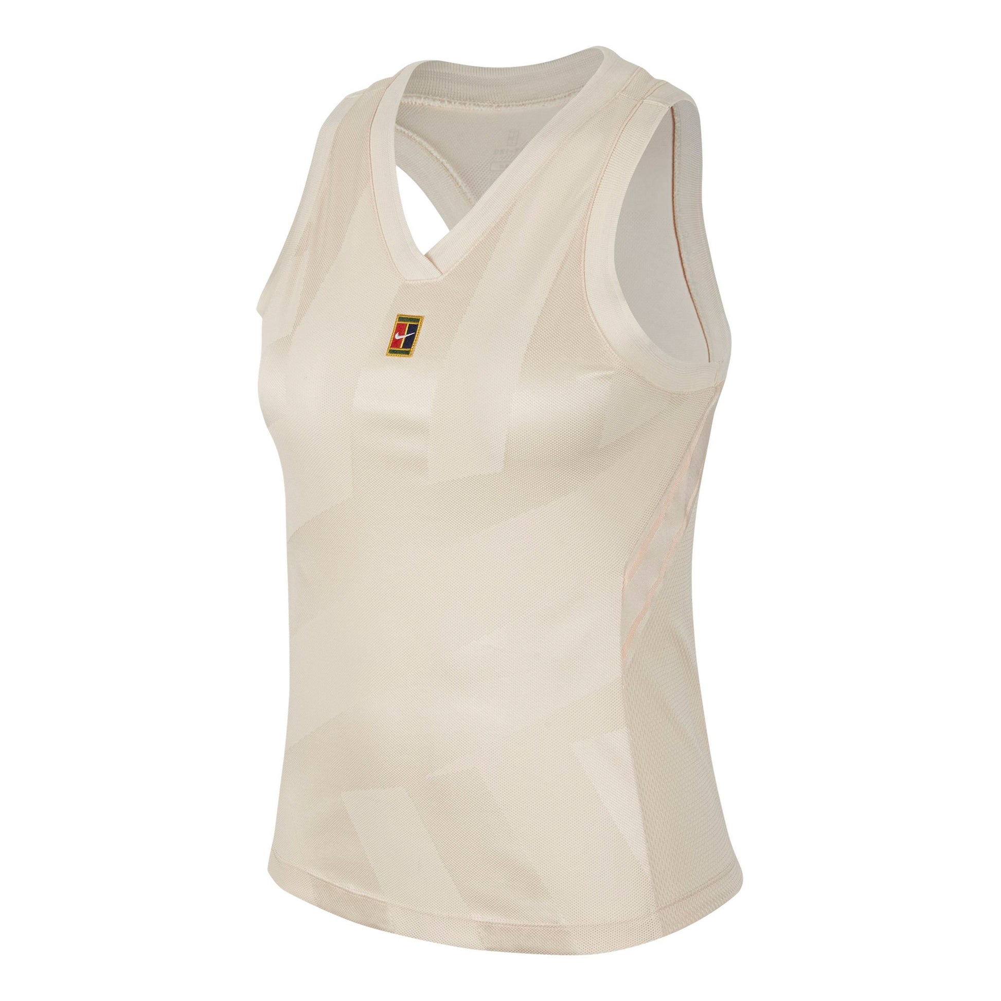 Nike Court Dri-Fit Slam Tank-Top Damen - creme, mehrfarbig