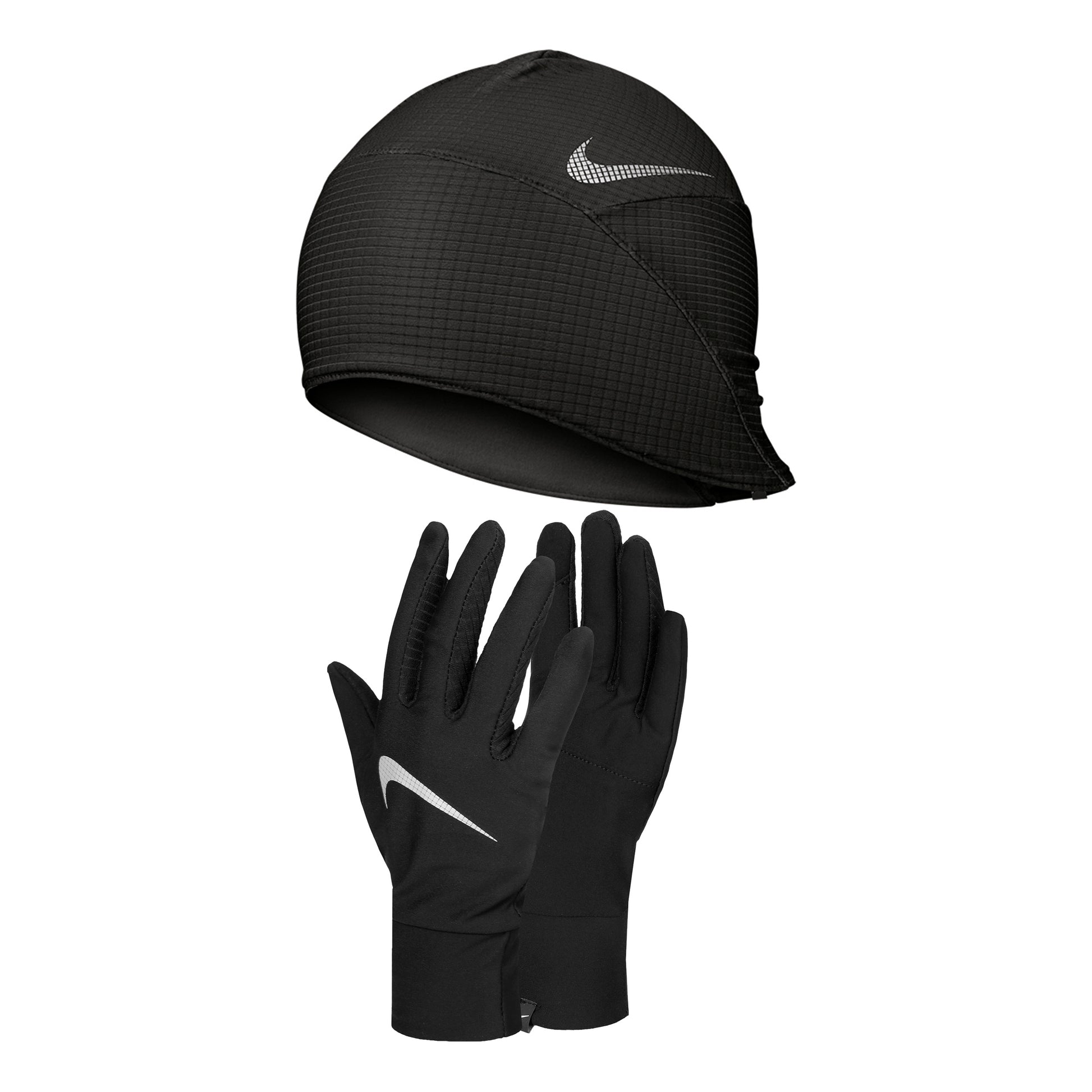 Nike Essential Mütze + Gloves Men-black,silver