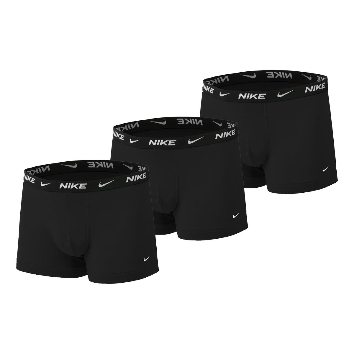 Nike Everyday Cotton Strech Trunk Boxer Shorts 3 Pack Men-Black,Anthracite