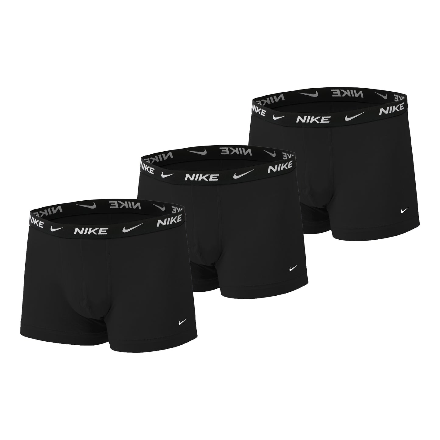 Nike Everyday Cotton Strech Trunk Boxer Shorts 3 Pack Men-Black,Anthracite