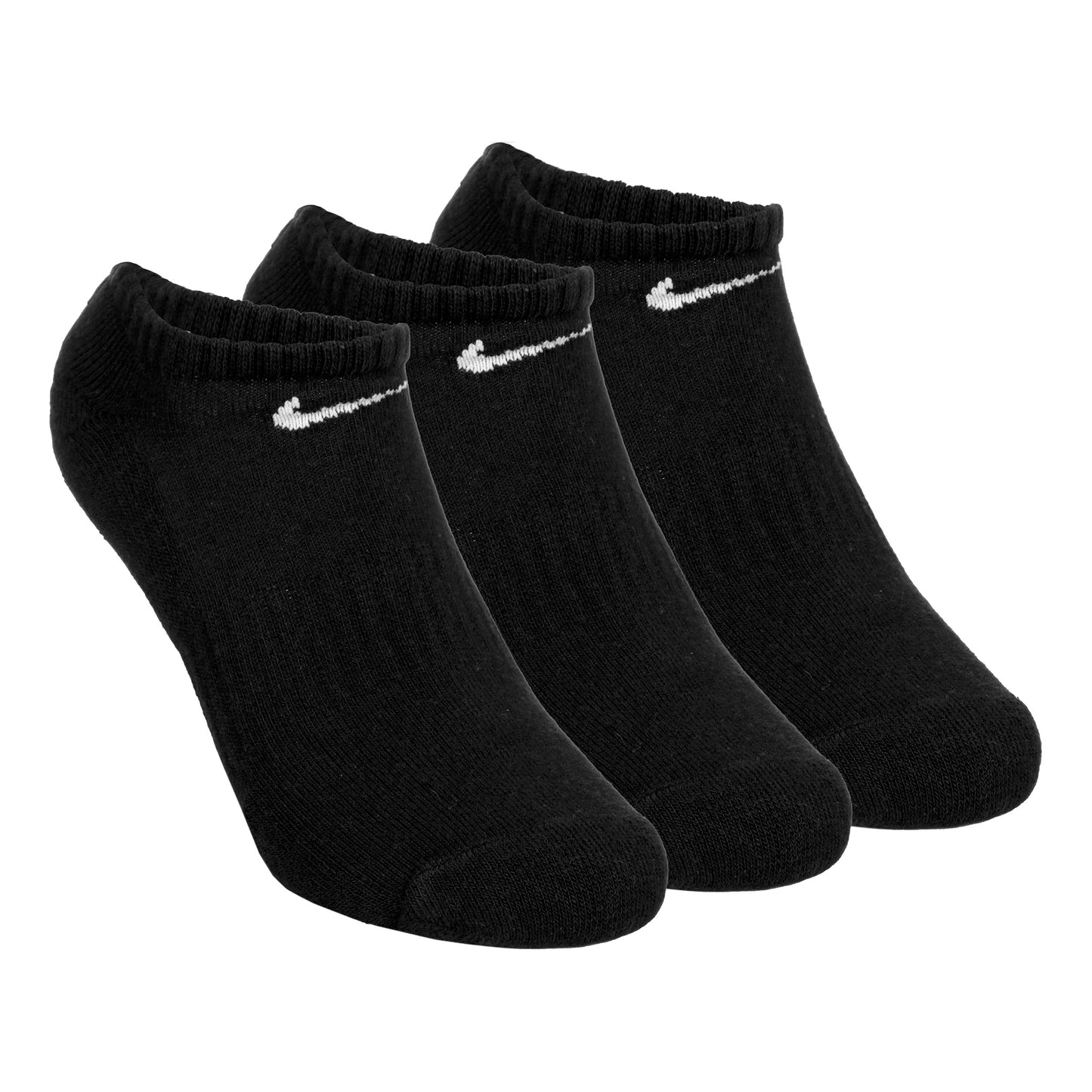 Nike Everyday Lightweight No Show Tennissocken 3er Pack Unisex - schwarz, weiß