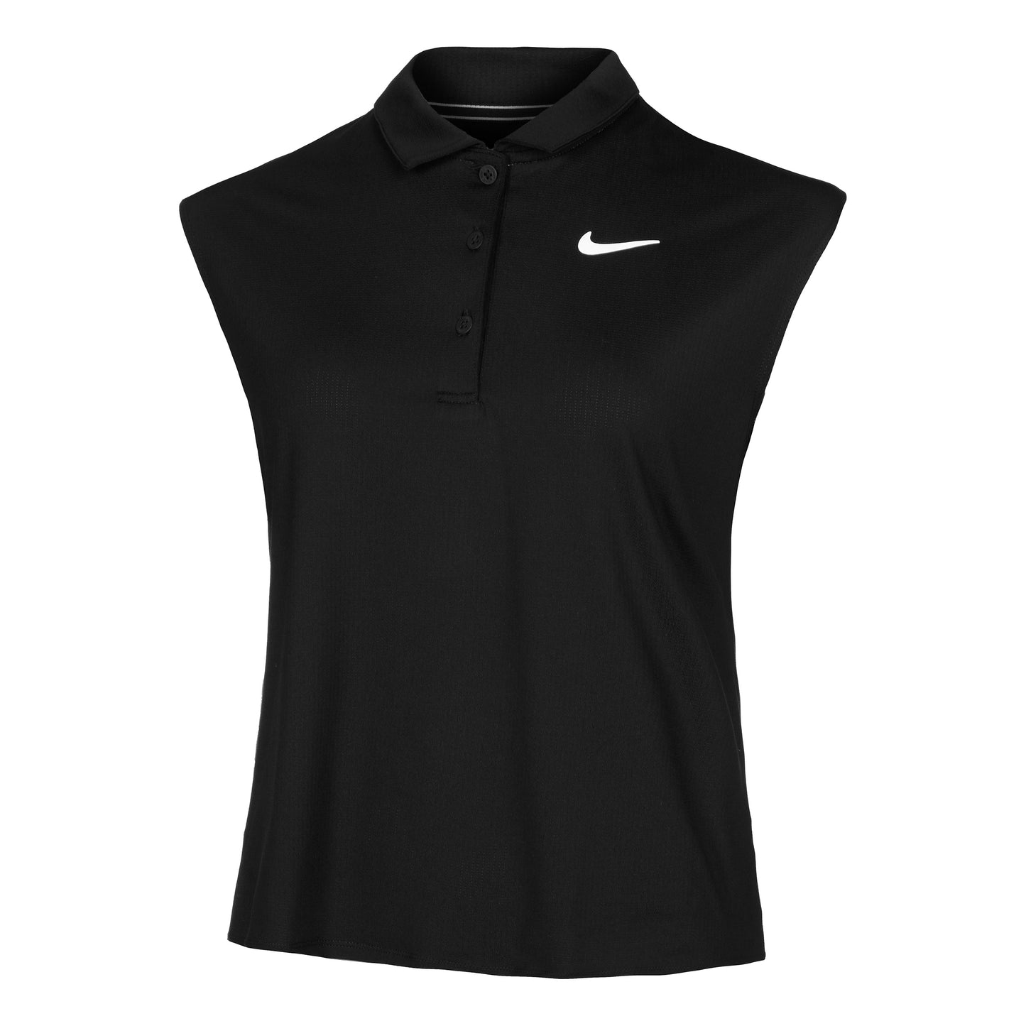 Nike Court Victory Polo Damen-Schwarz