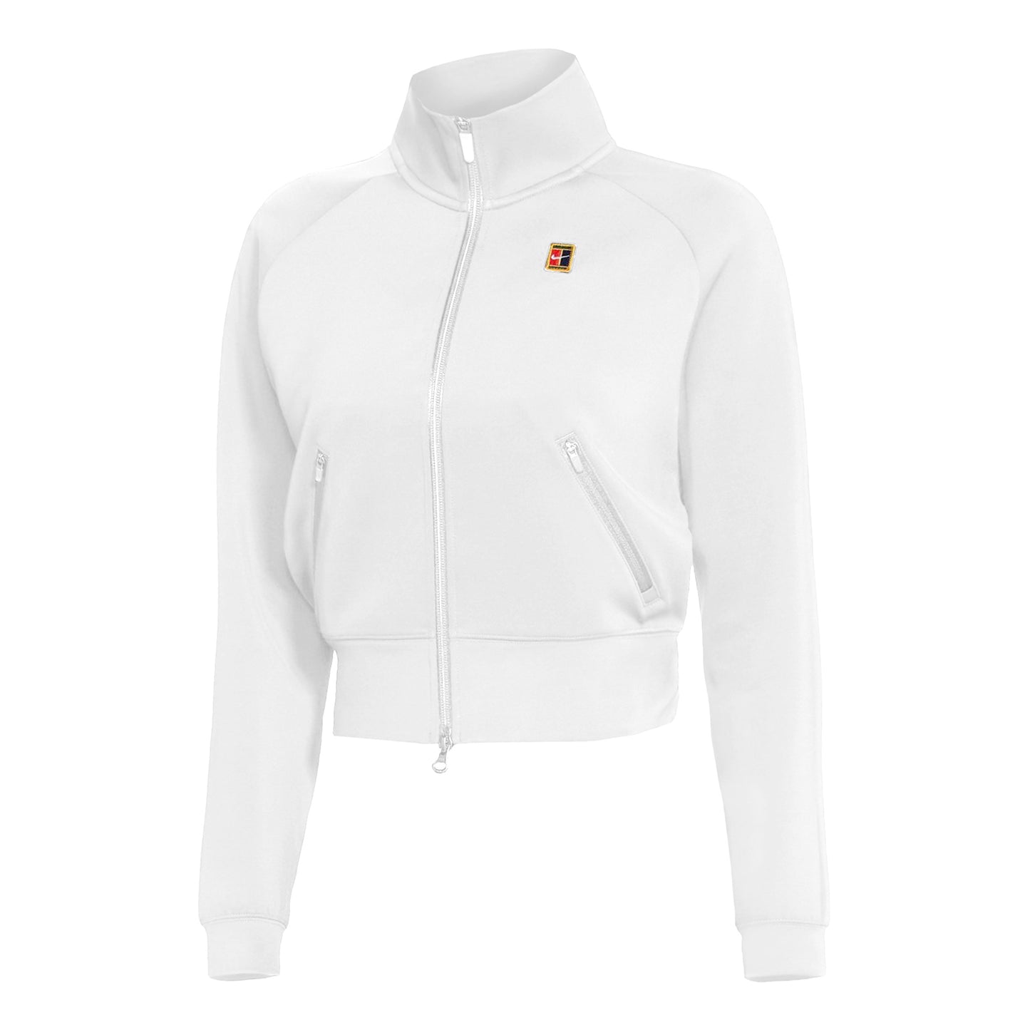 Nike Court Dri-Fit Heritage Trainingsjacke Damen - weiß,