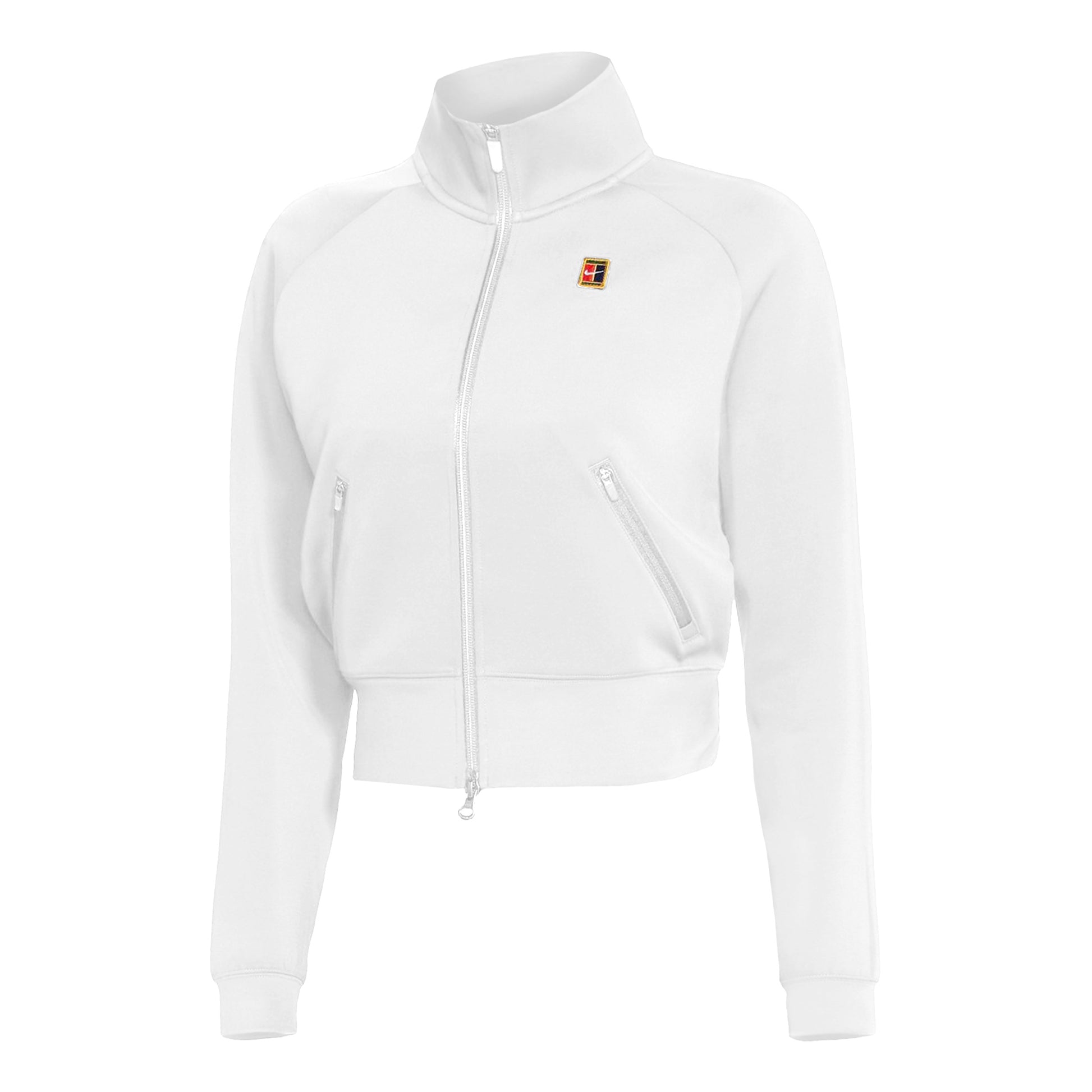 Nike Court Dri-Fit Heritage Trainingsjacke Damen - weiß,