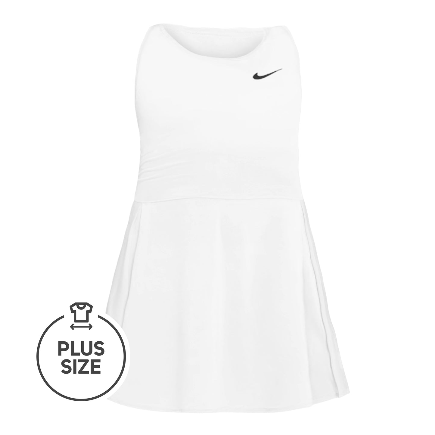 Nike Court Advantage Plus Size Dress Women - white,