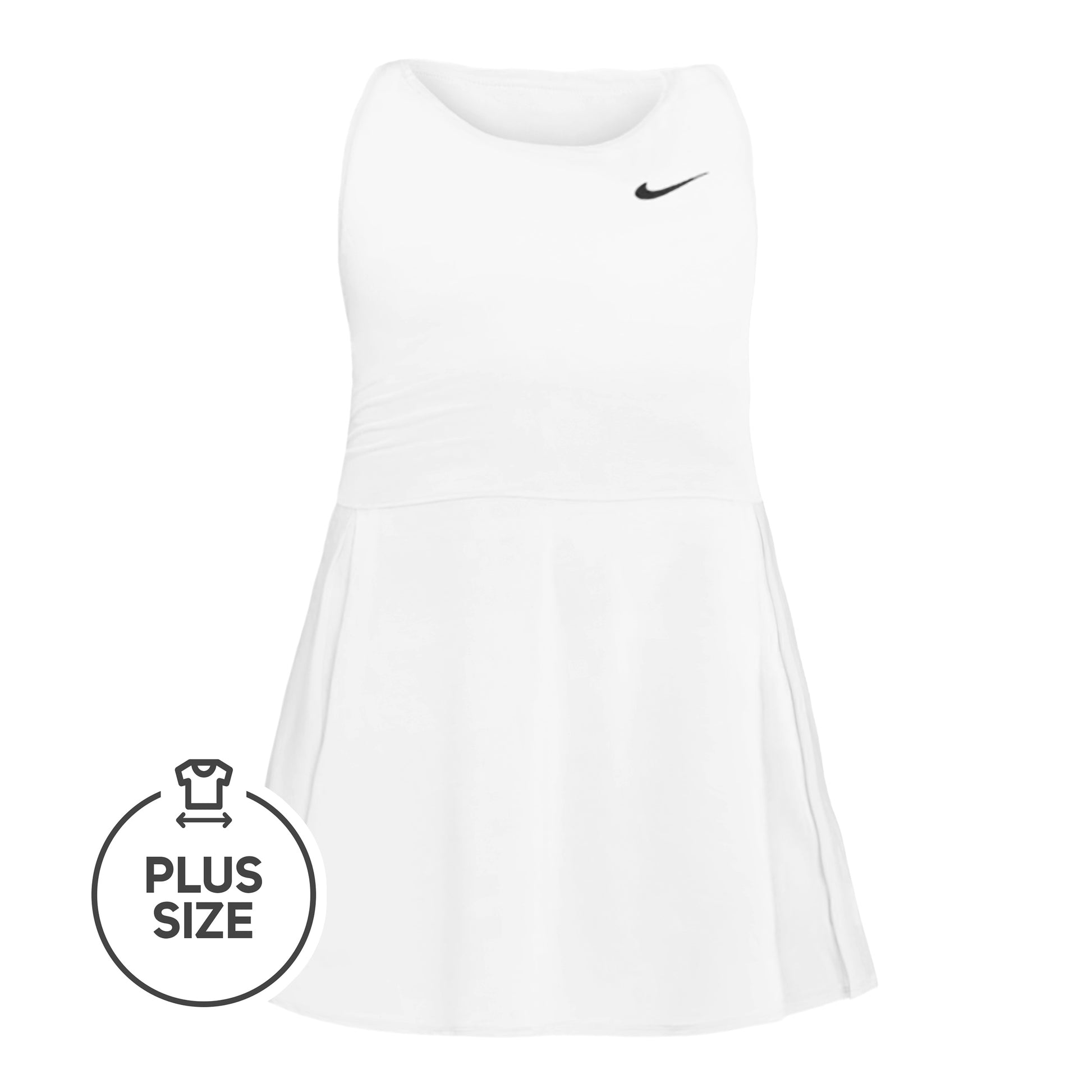 Nike Court Advantage Plus Size Dress Women - white,