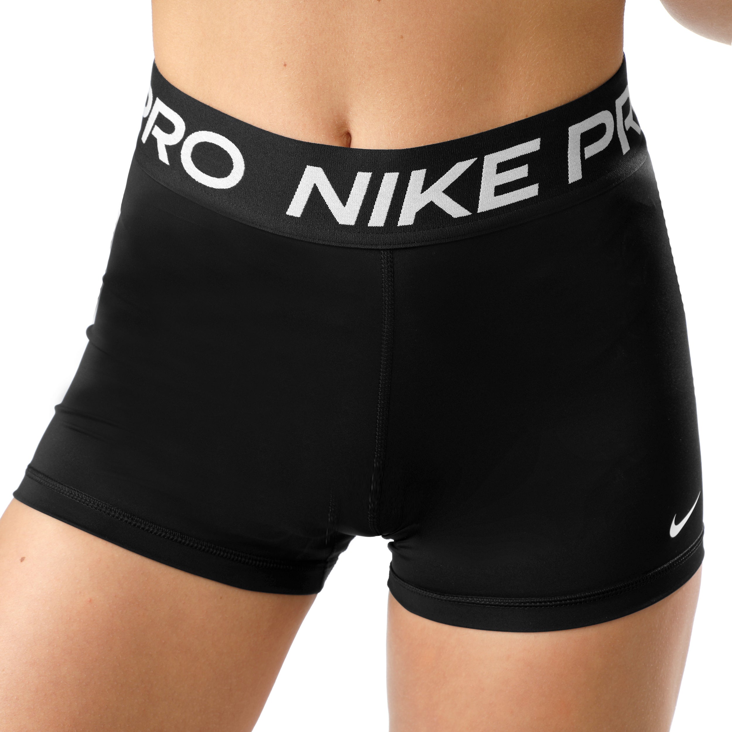 Pro 3in Ball Shorts Women-Black,White | Tennis-Point