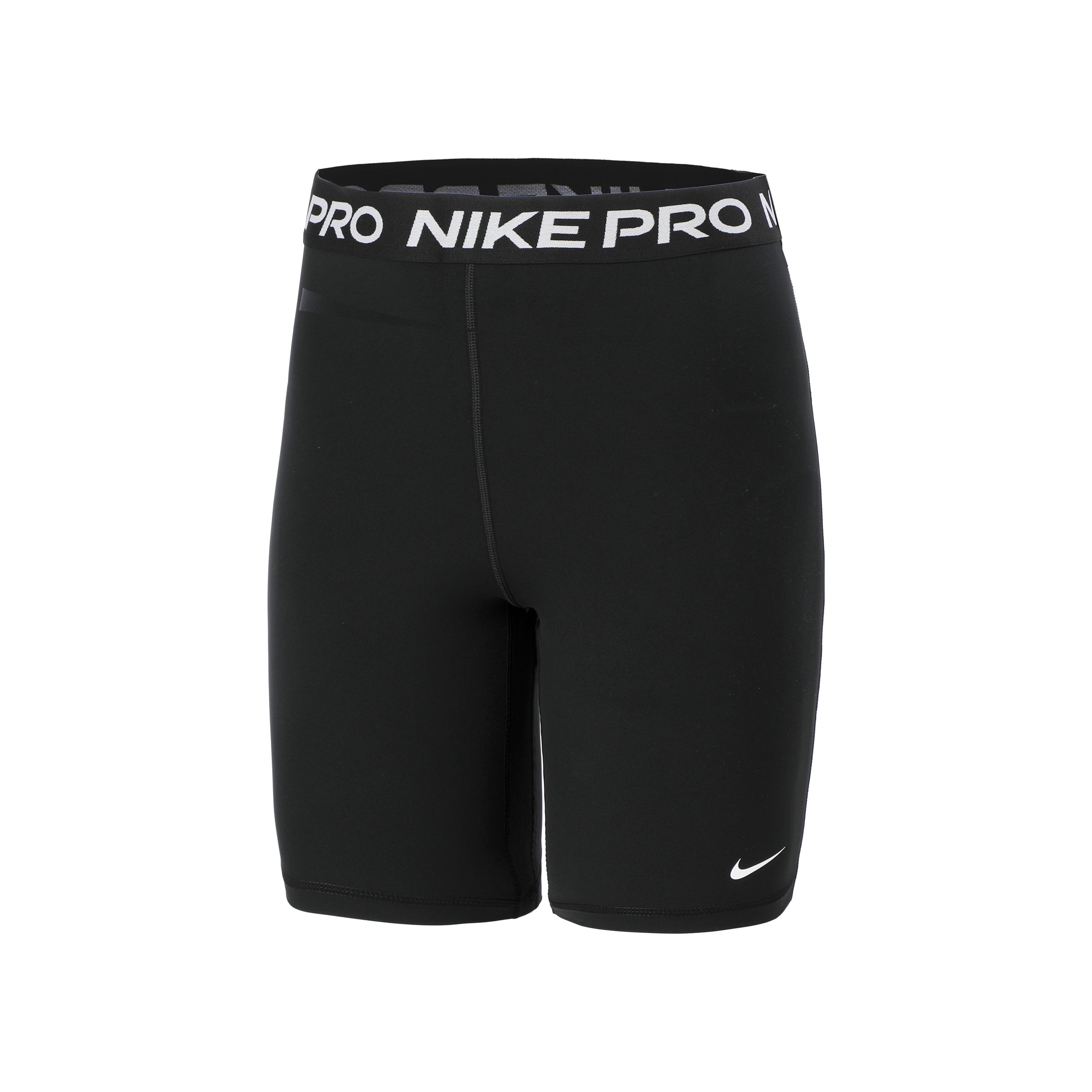 Nike Pro 365 High Waist 7in Ball Shorts Women-Black,White