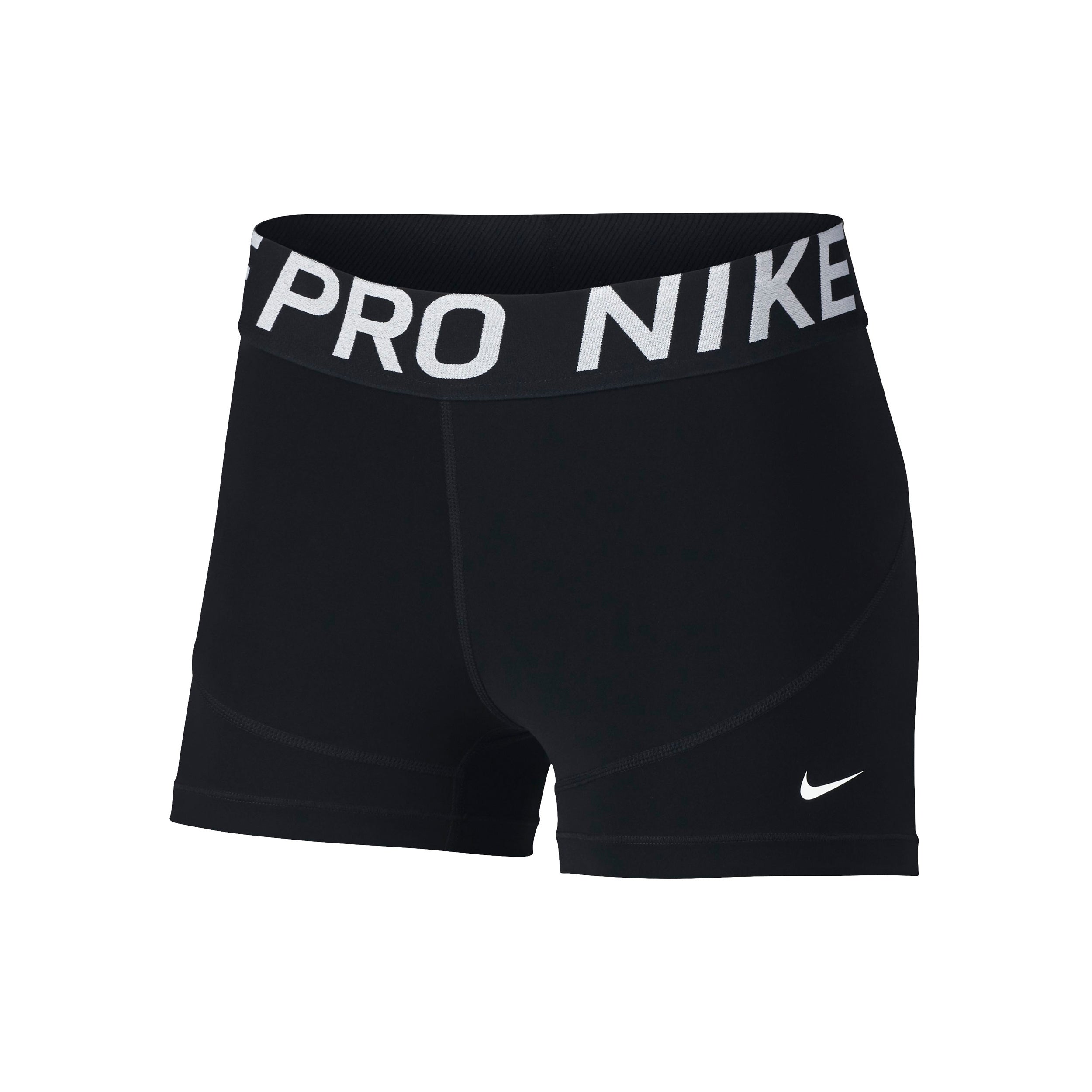 Nike Dri-Fit Big Kids 3in Shorts Girls-black,white